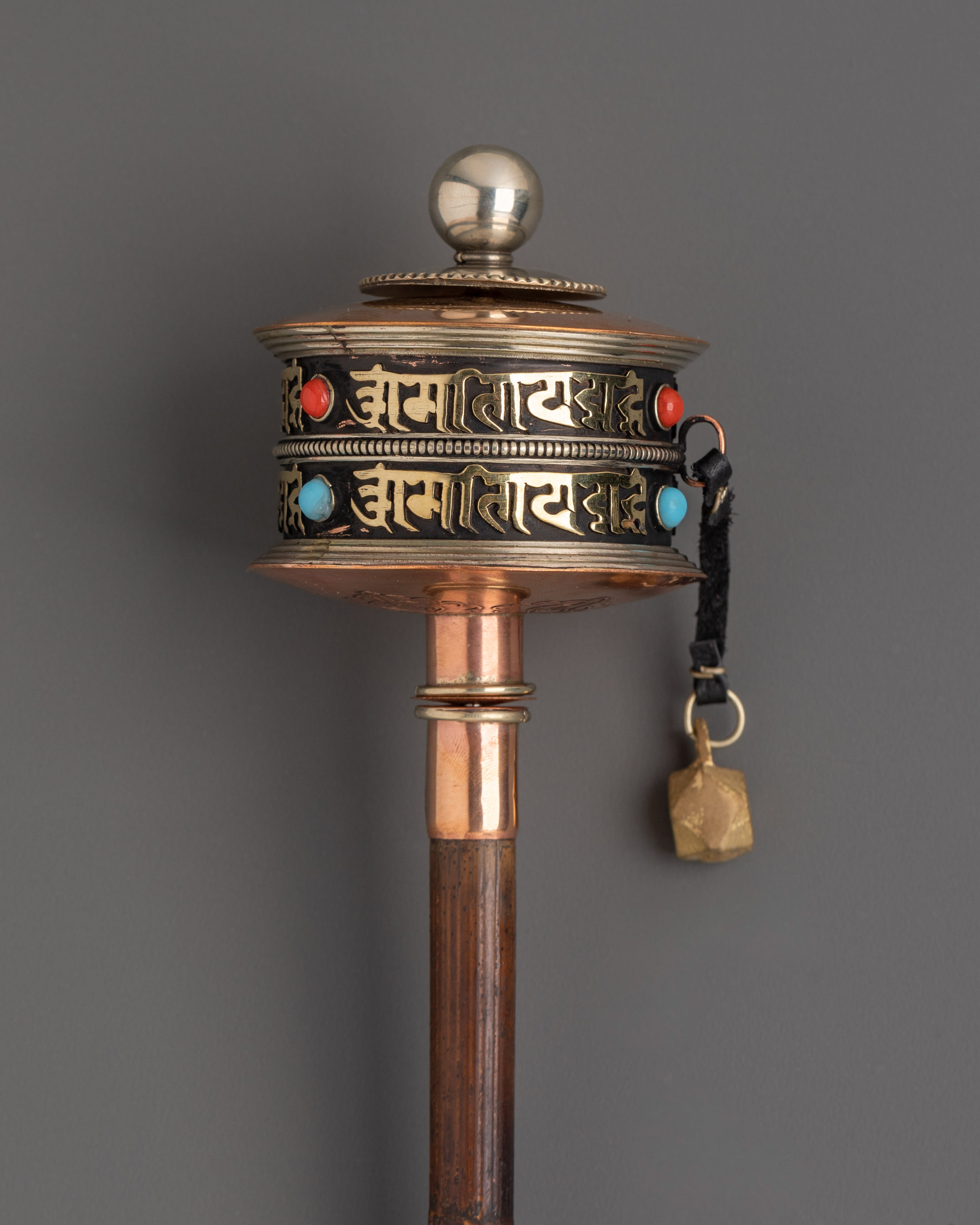 Sacred Mantra Spinning Prayer Wheel | Tibetan Wheel for Meditation & Spiritual Energy