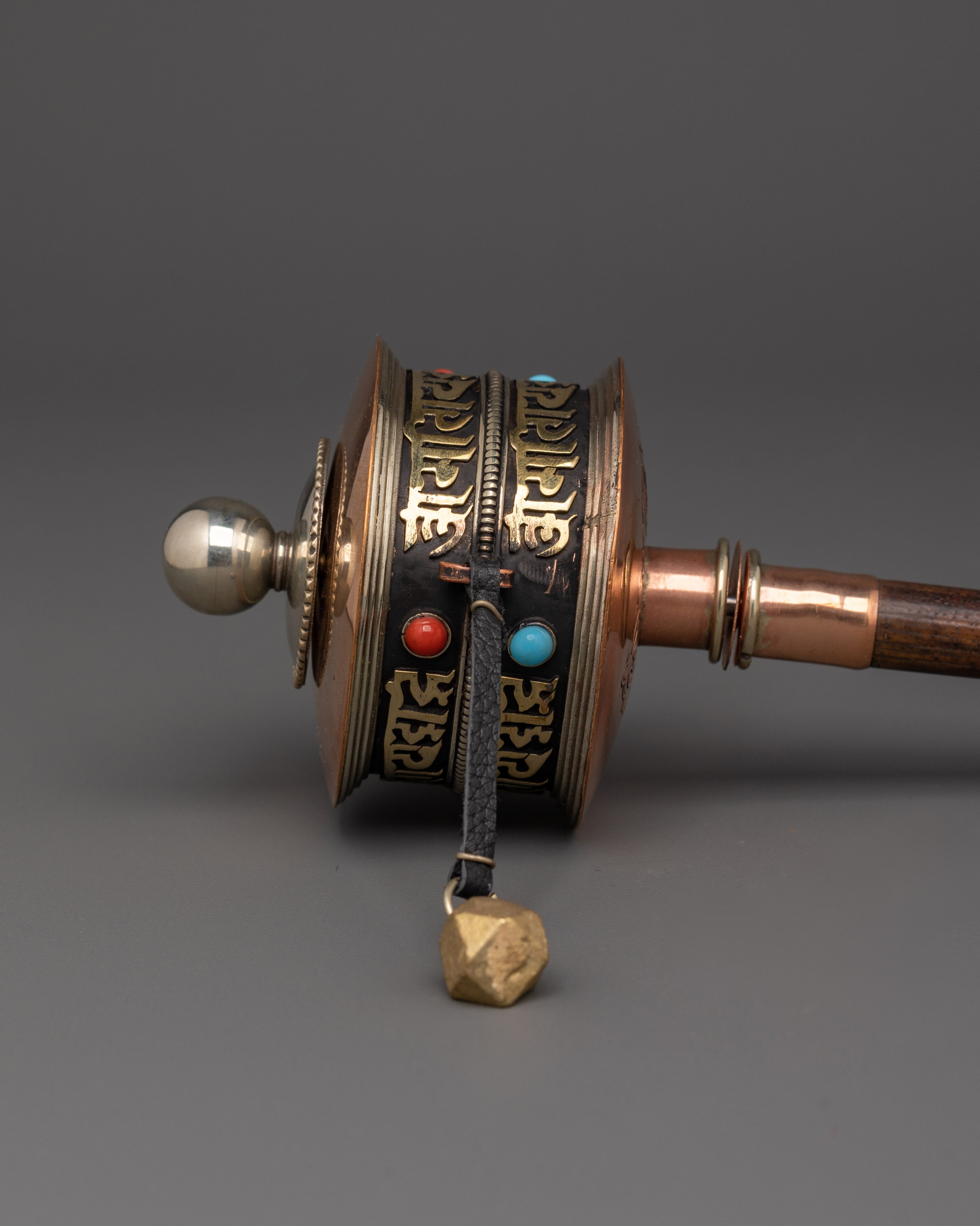 Sacred Mantra Spinning Prayer Wheel | Tibetan Wheel for Meditation & Spiritual Energy