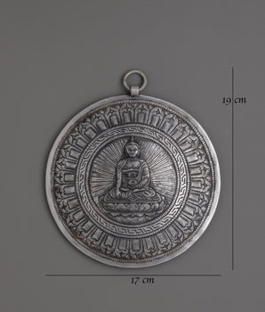 Handcrafted Buddha Wall Hanging | Iron Buddha Art