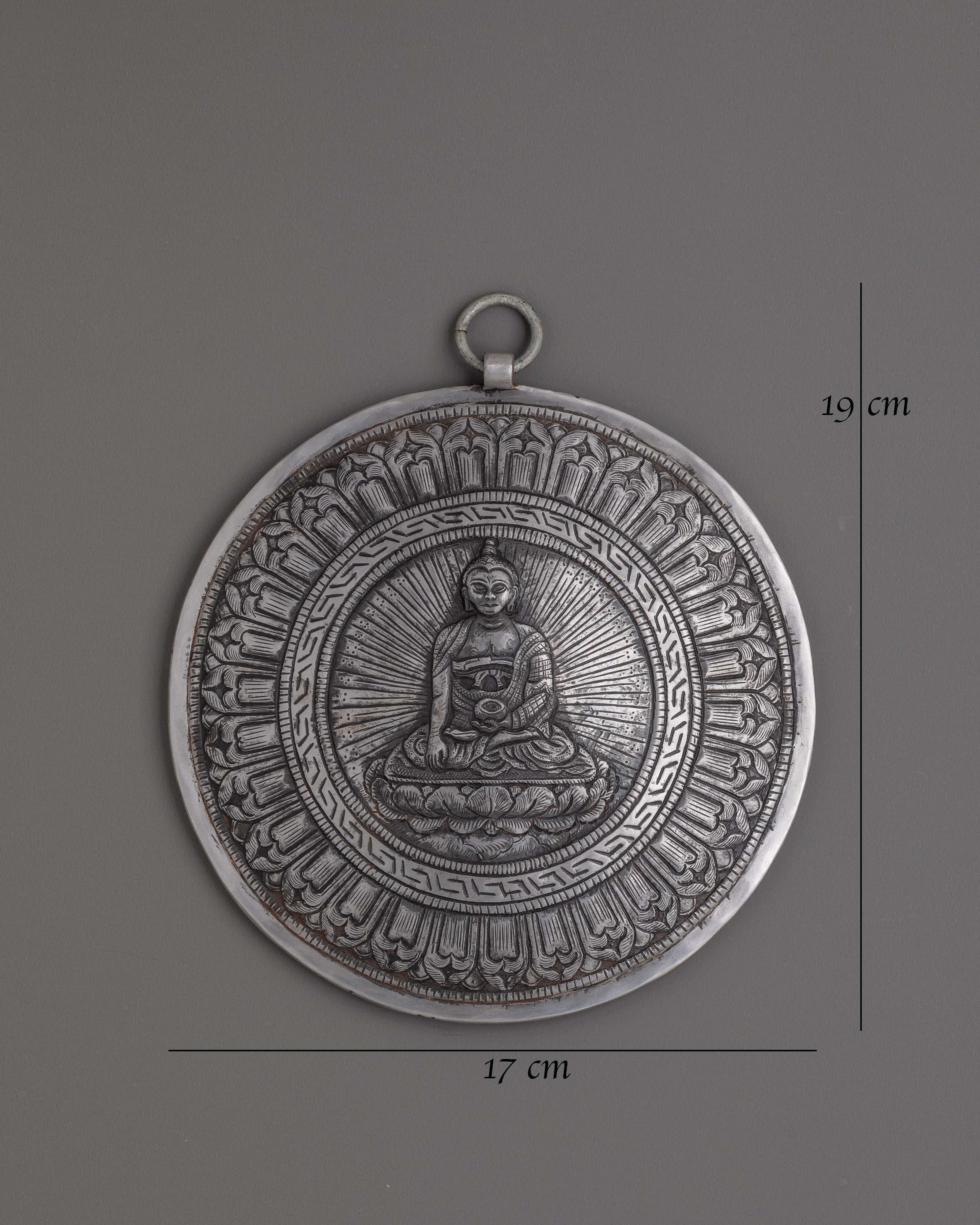 Handcrafted Buddha Wall Hanging | Iron Buddha Art