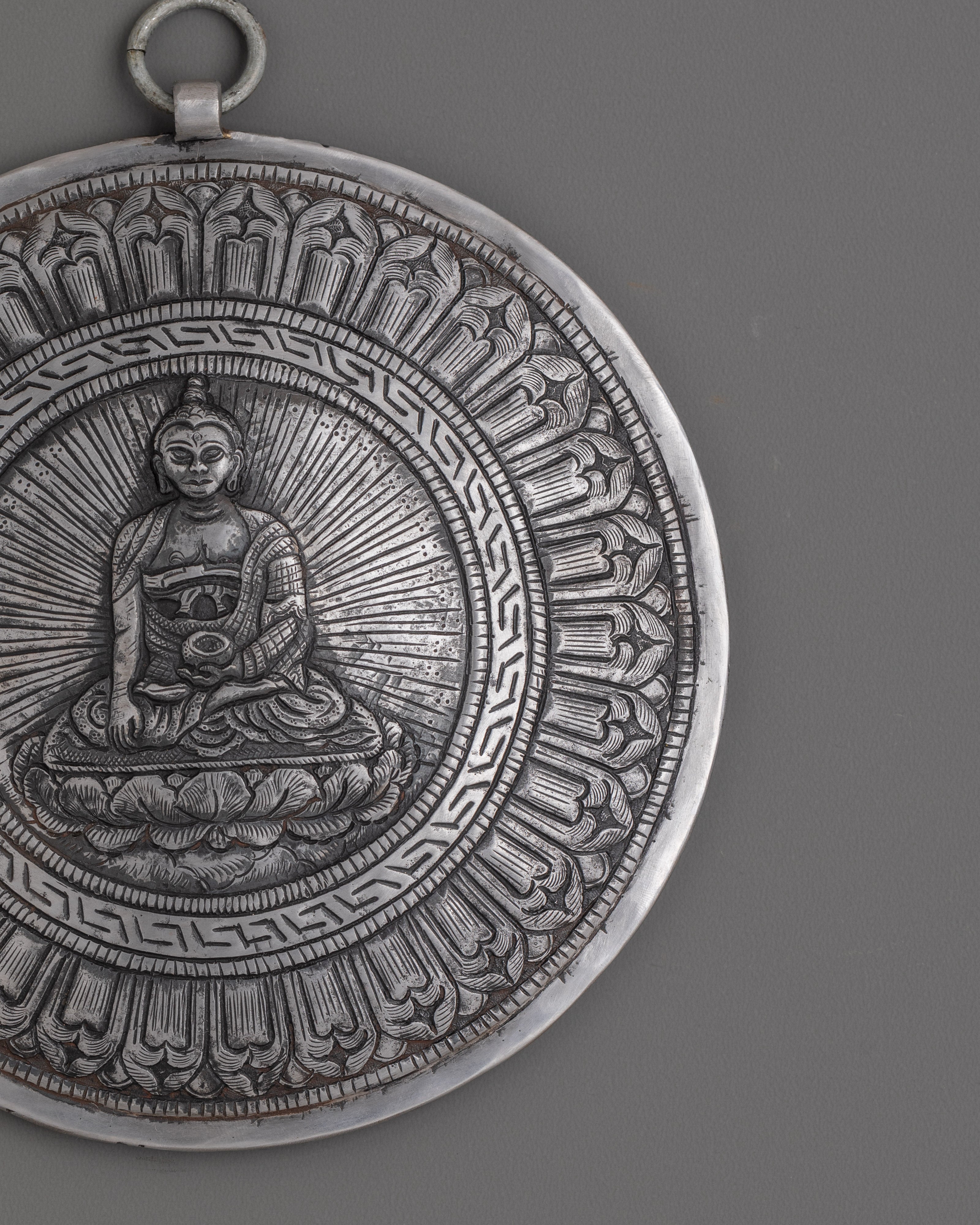 Handcrafted Buddha Wall Hanging | Iron Buddha Art