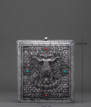 Tibetan Dragon Wall Hanging | Buddhist Protector Decor for Altar or Home