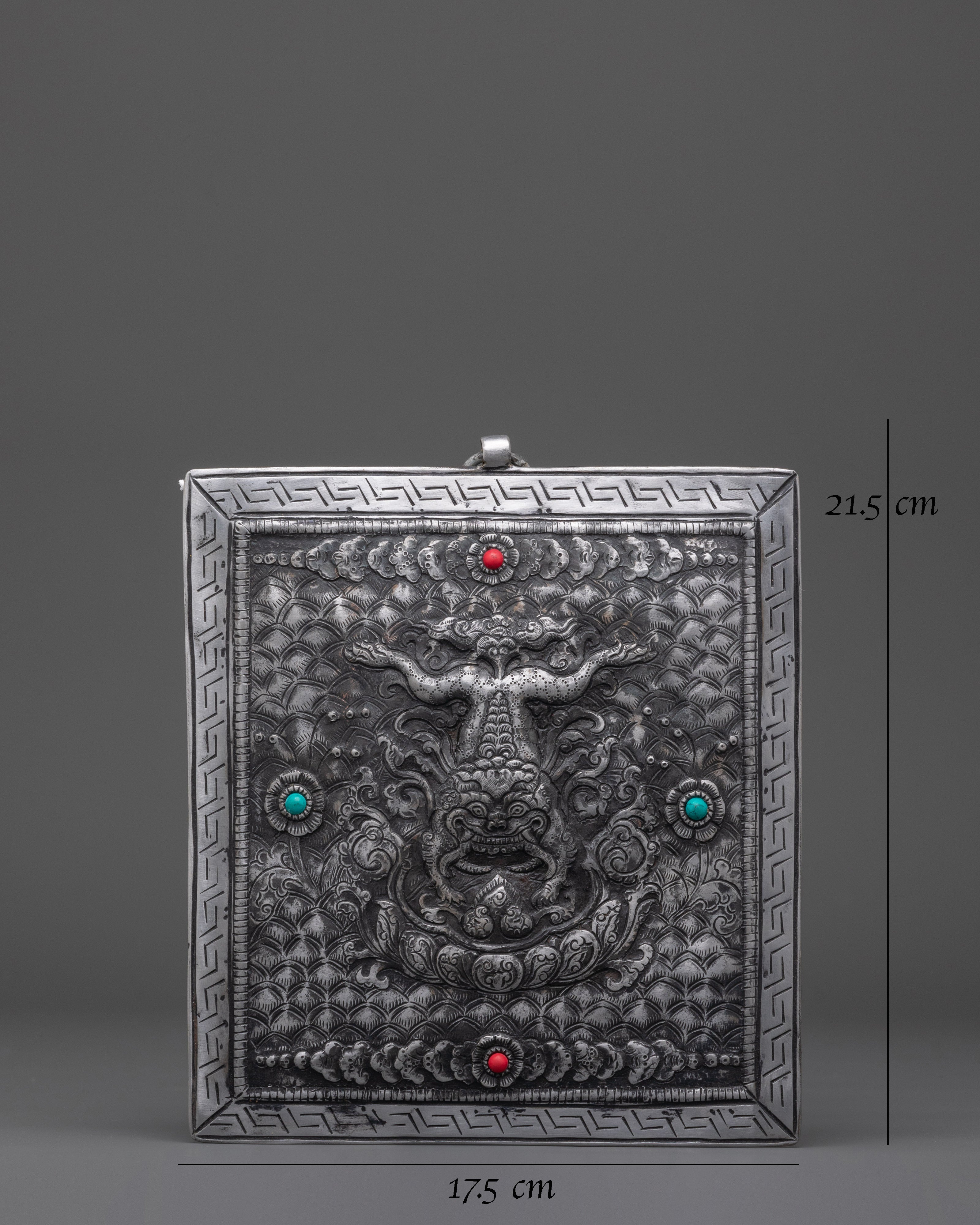 Tibetan Dragon Wall Hanging | Buddhist Protector Decor for Altar or Home