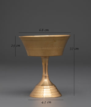 Handmade Sacred Decor Butter Lamp | Meditation Tool