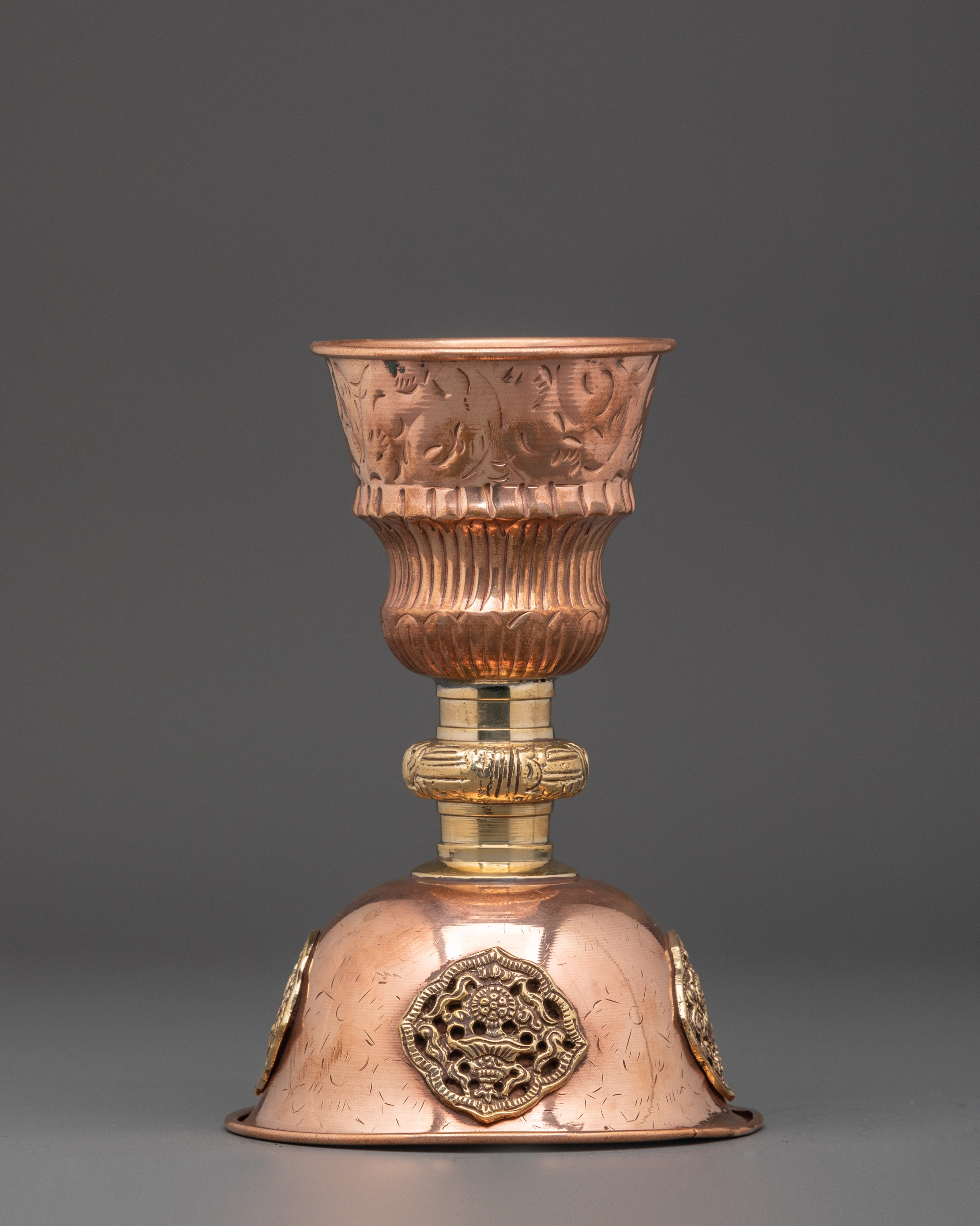 Buddhist Butter Lamp for Altar |  Puja & Ritual Offering