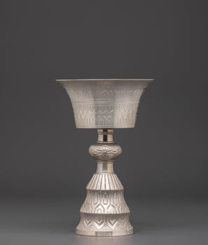 Tibetan meditation butter lamp