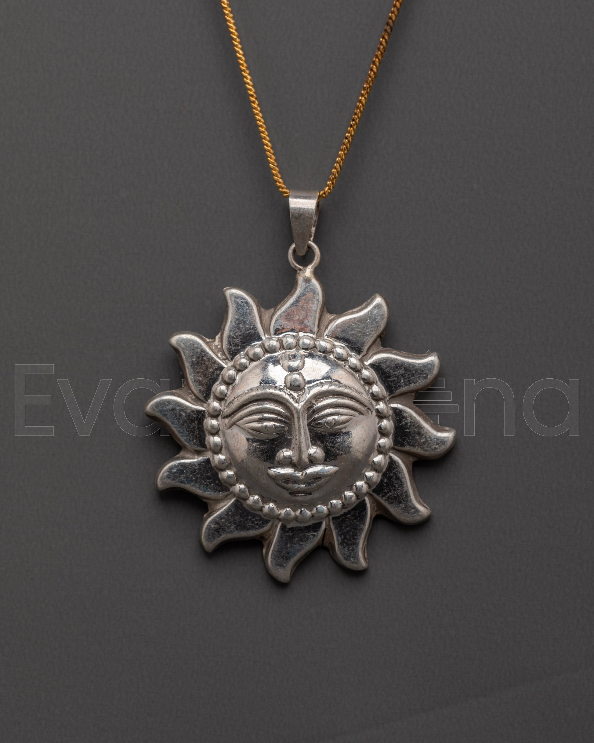  Sun Face Locket 