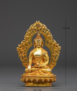 Shakyamuni Buddha Spiritual Copper Statue | Historical Buddha Figurine