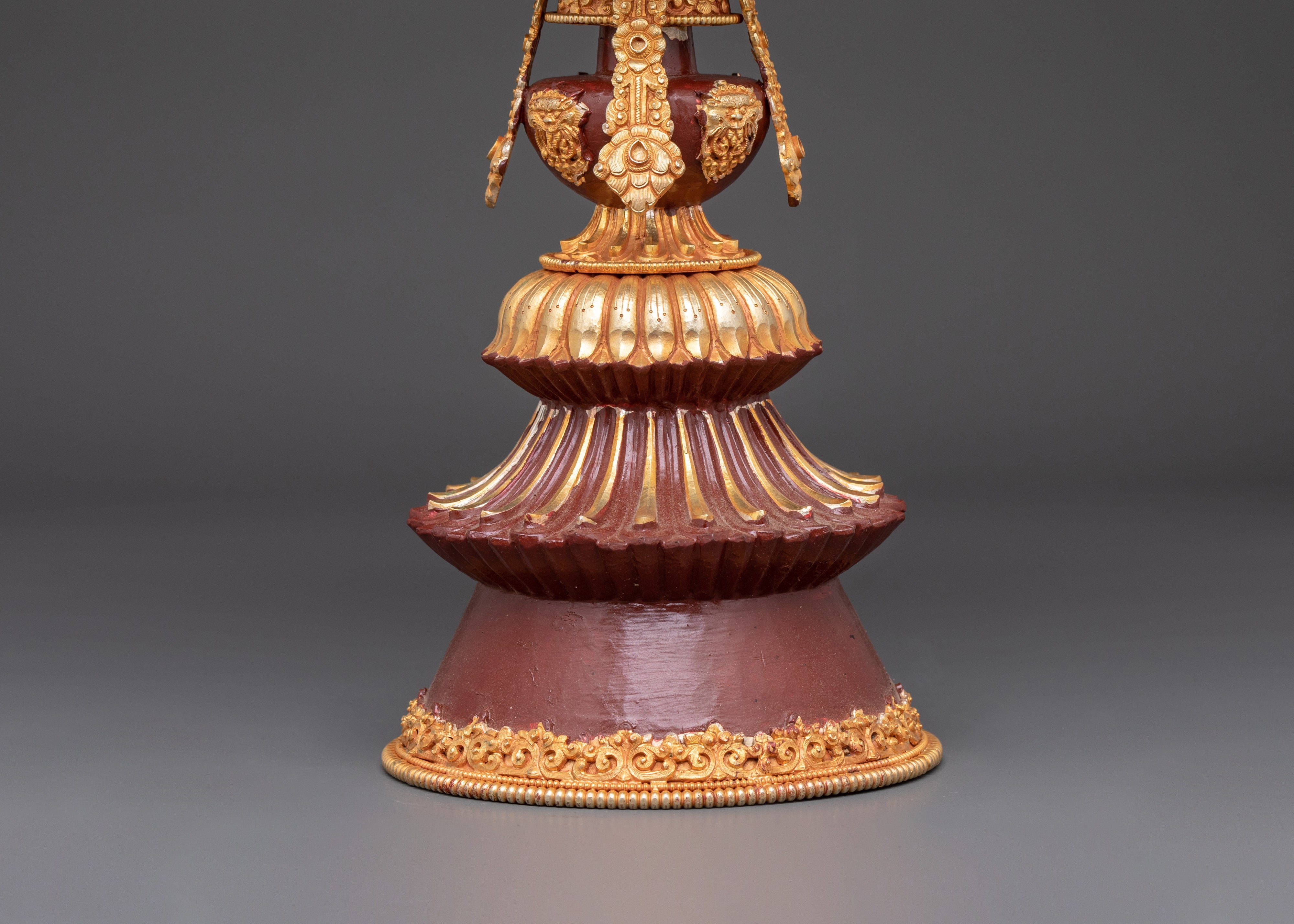 Handcrafted Meditation Butter Lamp | Tibetan Ritual Lamp for Spiritual Decor