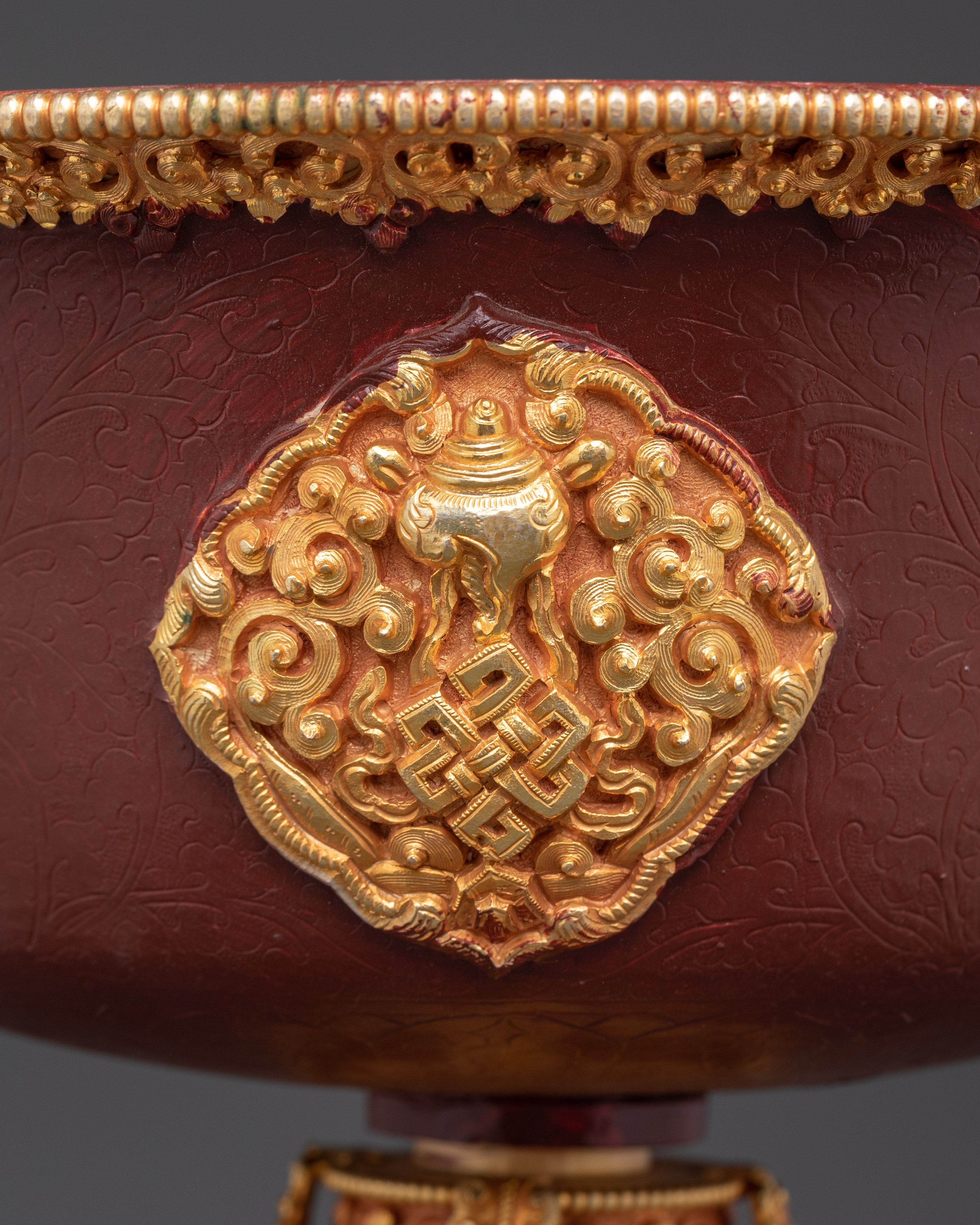 Handcrafted Meditation Butter Lamp | Tibetan Ritual Lamp for Spiritual Decor