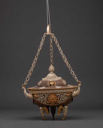 tibetan-altar-hanging-incense-burner