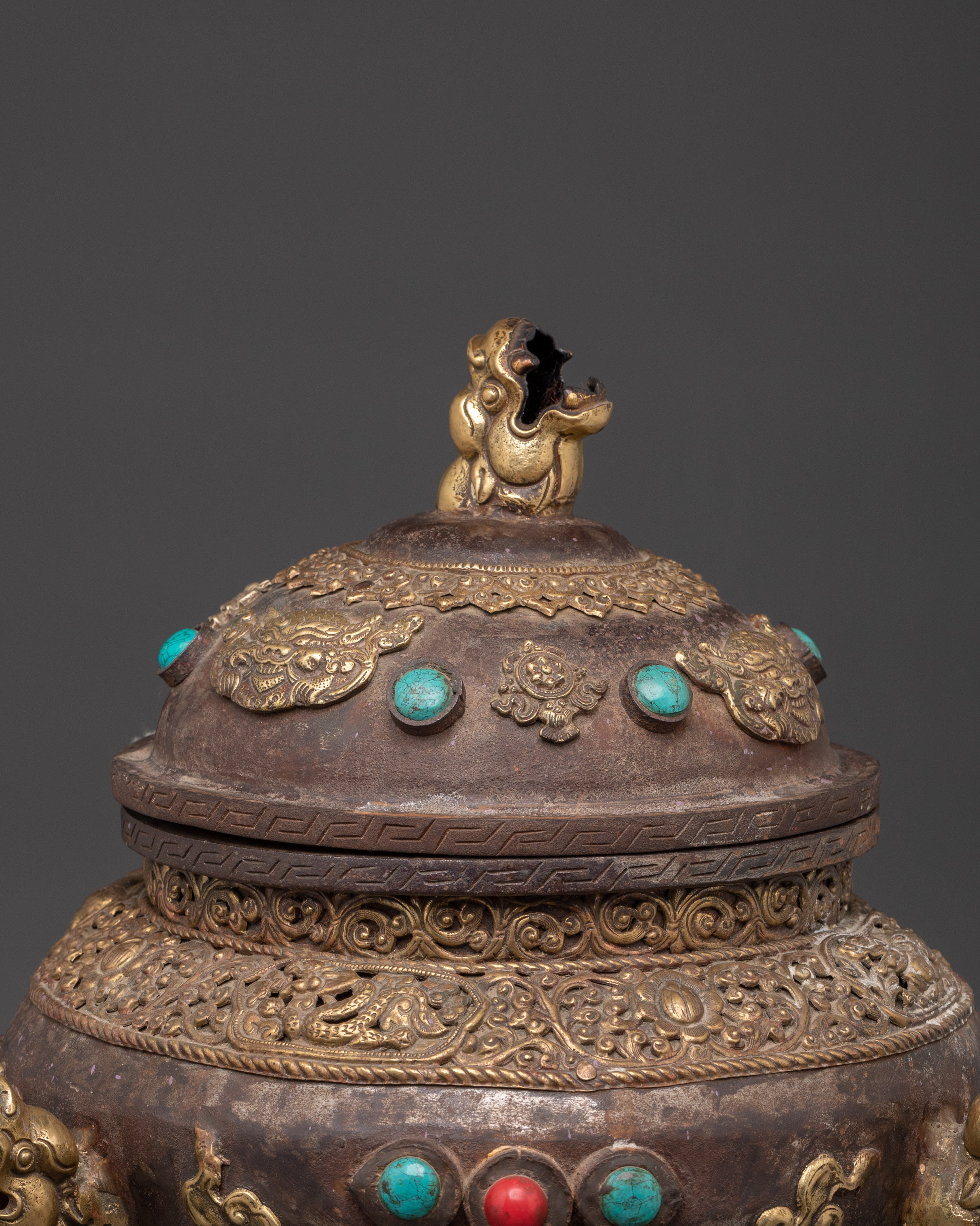Incense Burner Meditaton Decor | Traditional Himalayan Ritual Burner