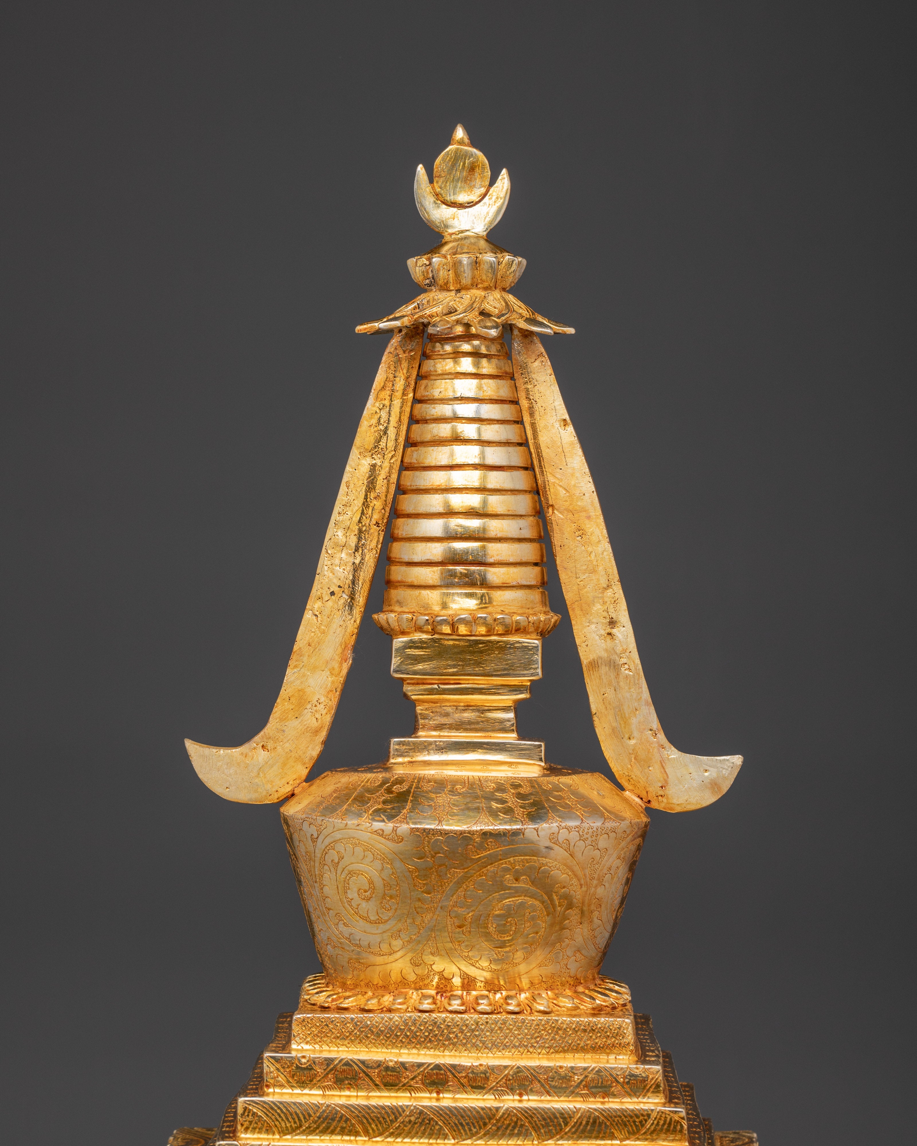 Traditional Tibetan Stupa for Peaceful Environment | Meditation Altar Decor