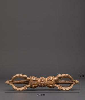 Ethically Sourced Yak Bone Vajra | Wide Tantric Ritual Tool