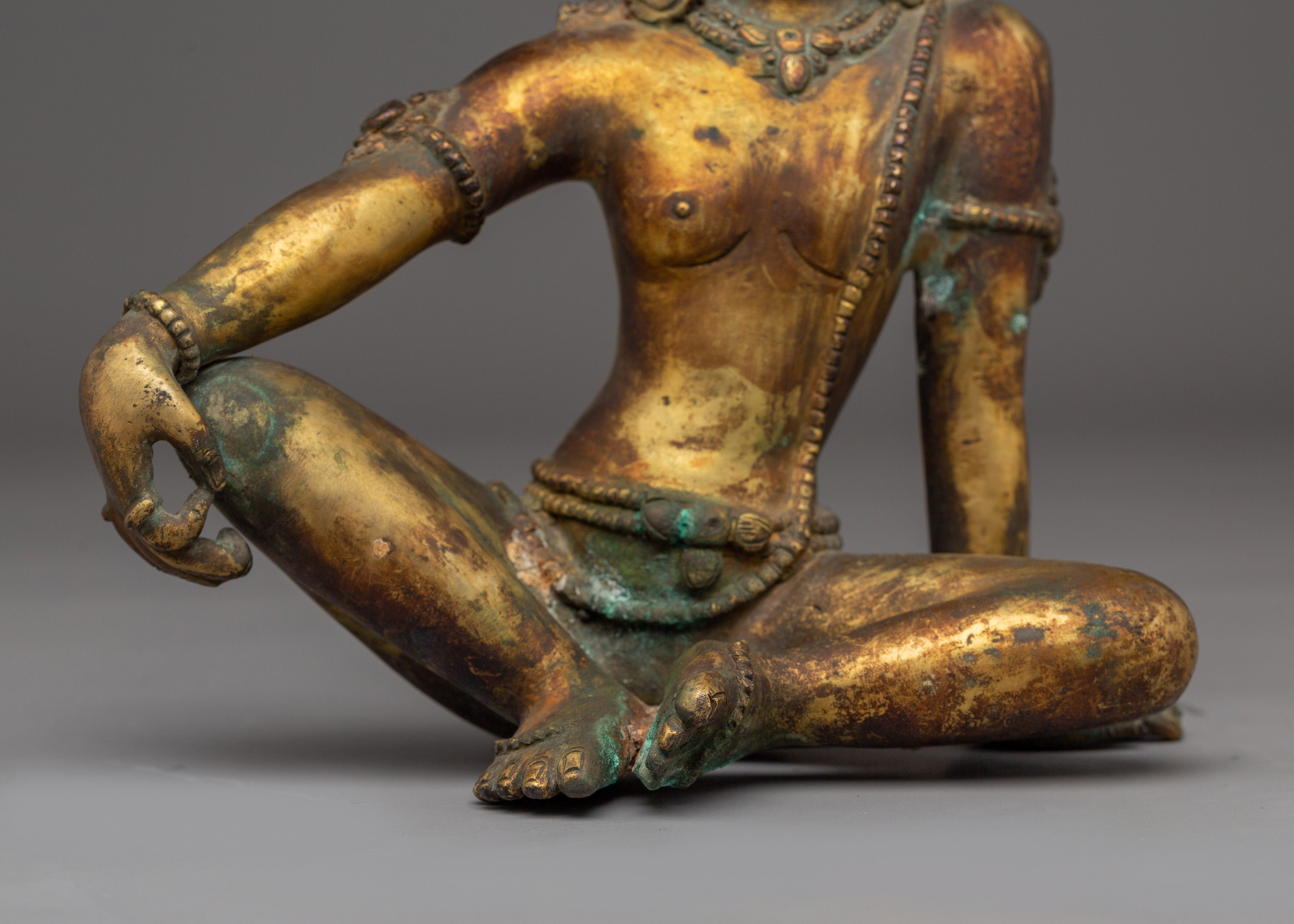 Lokeshwor Statue with Antique Finish | Guardian of Compassion and Peace