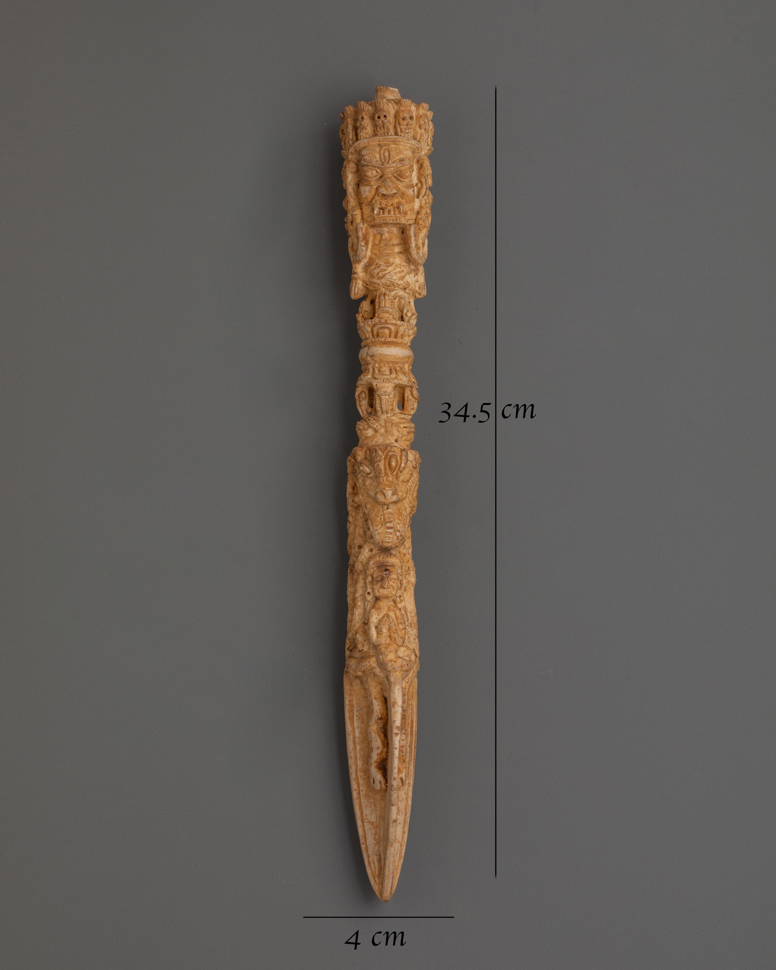 Handcrafted Wooden Ritual Dagger