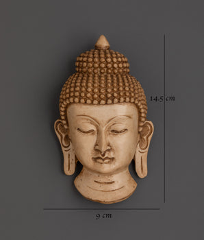 Sacred Buddha Wall Hanging | Ceramic Spiritual Wall Decor
