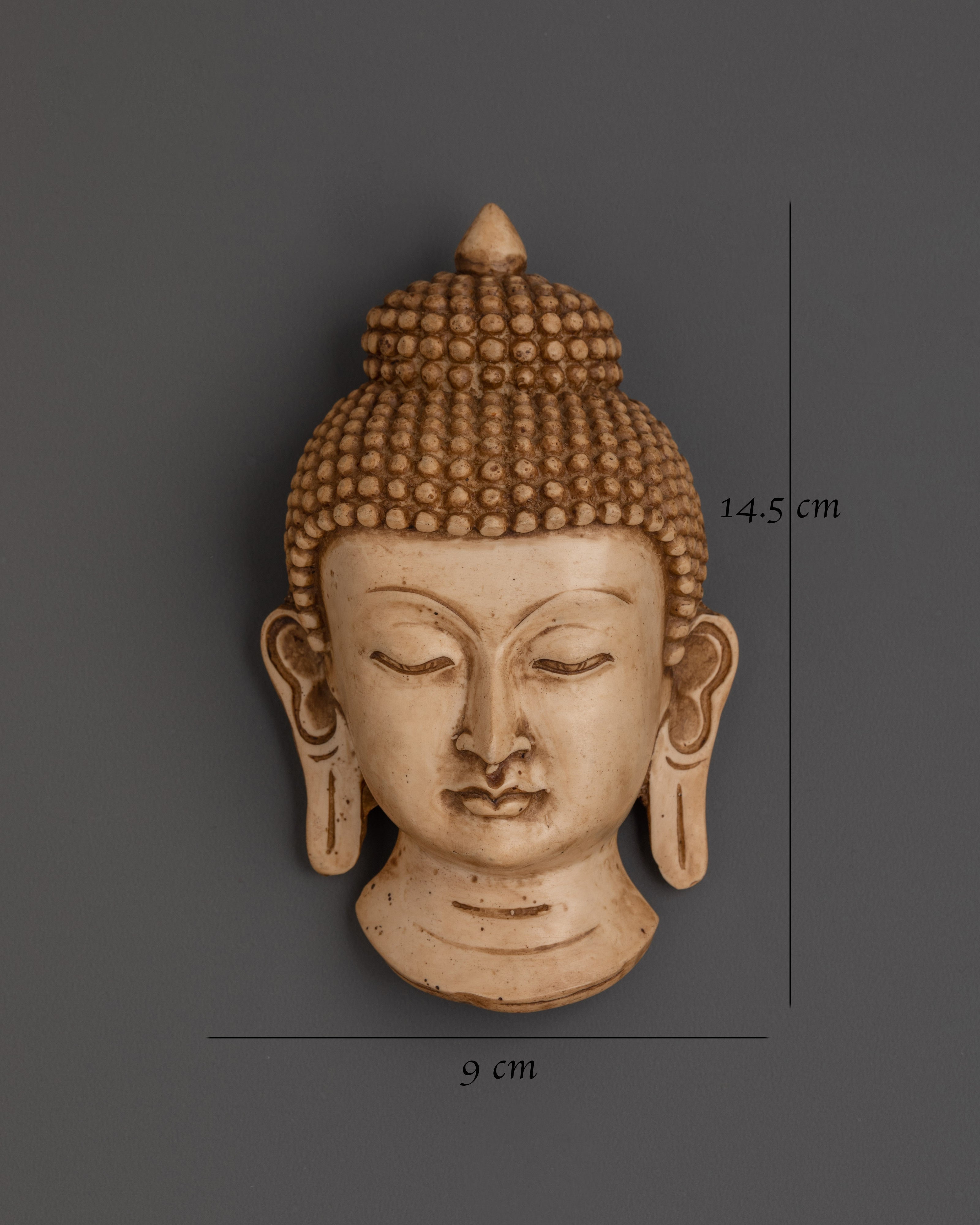 Sacred Buddha Wall Hanging | Ceramic Spiritual Wall Decor