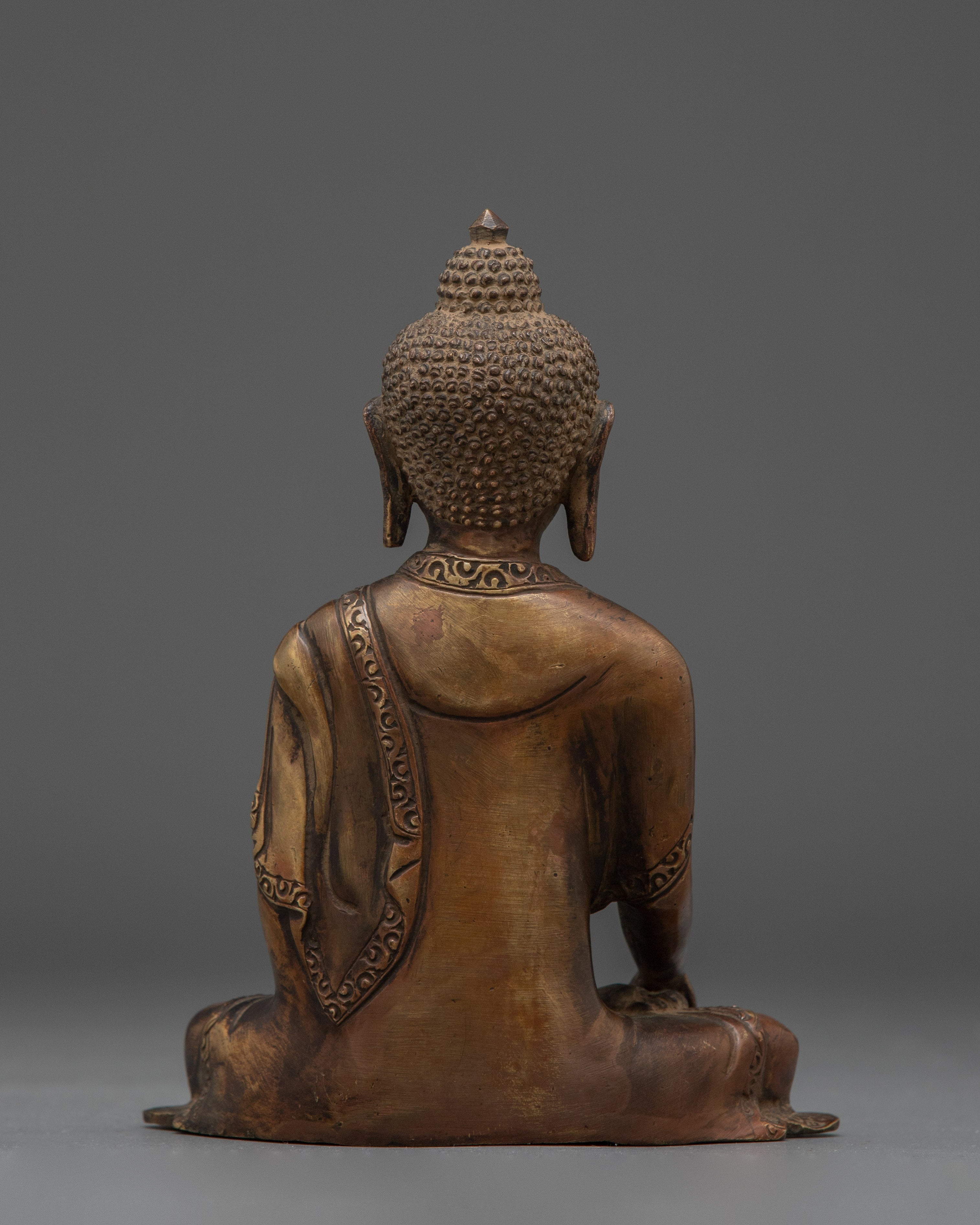 Sacred Dharma Symbol Shakyamuni Buddha Statue | Buddhist Enlightened Teacher