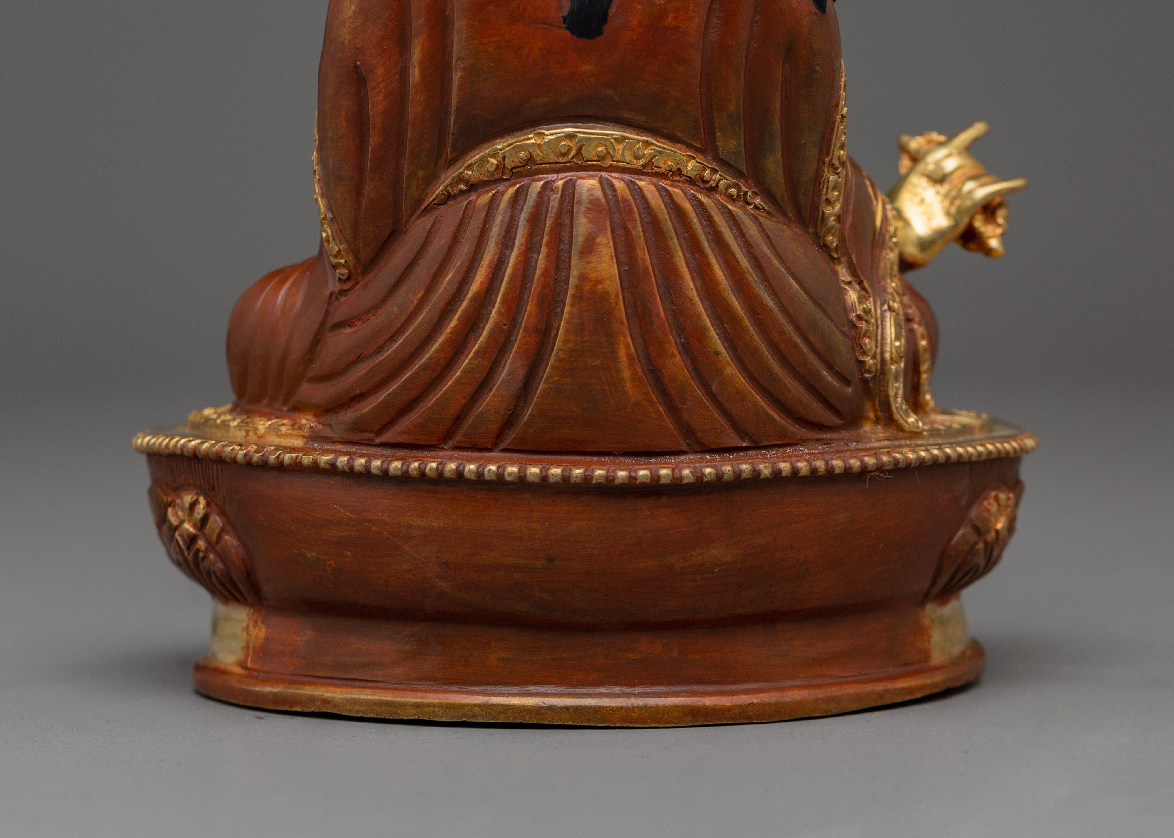 Sacred Vajra Master Guru Rinpoche Statue | Tibetan Buddhist Padmasambhava Figurine