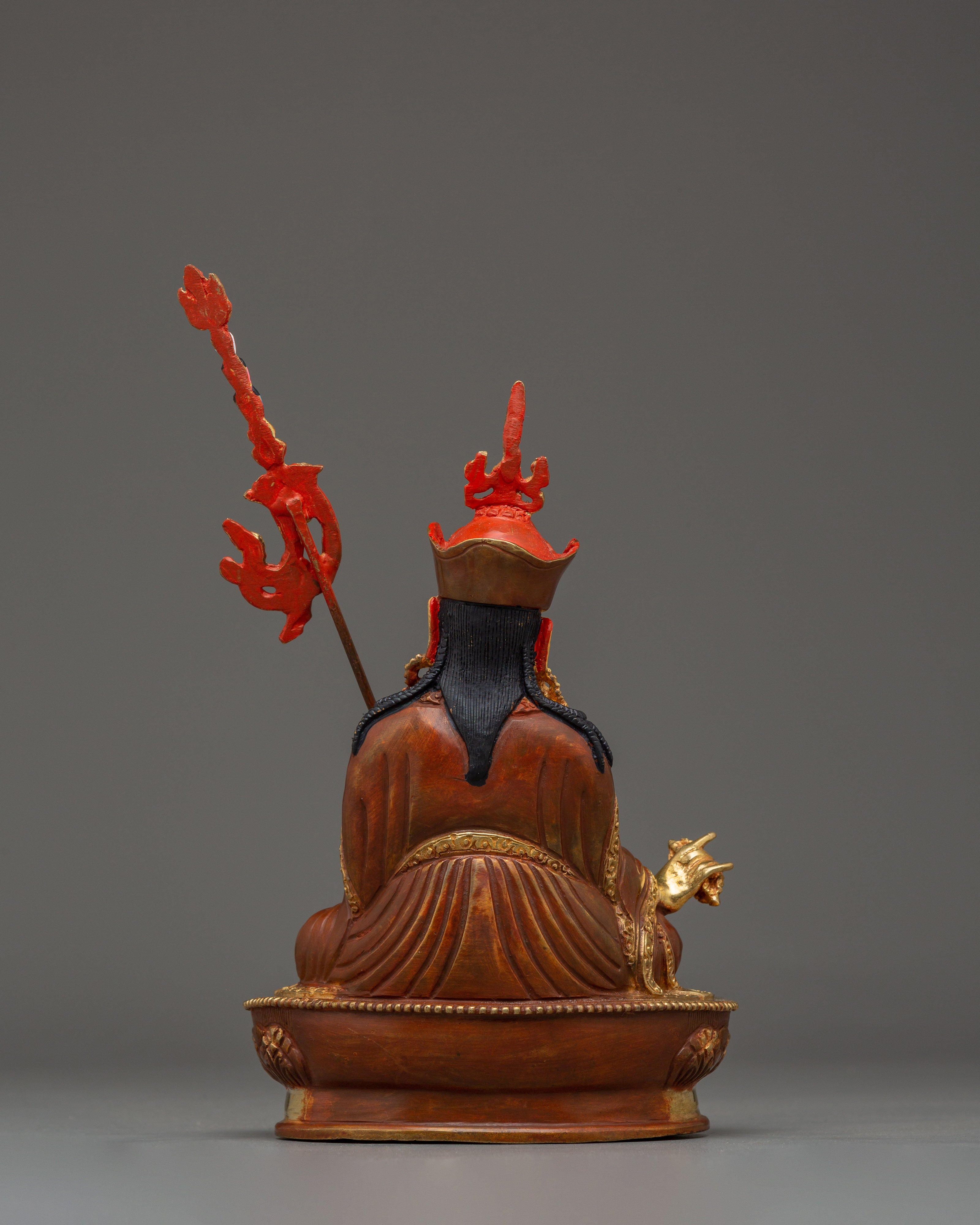 Sacred Vajra Master Guru Rinpoche Statue | Tibetan Buddhist Padmasambhava Figurine