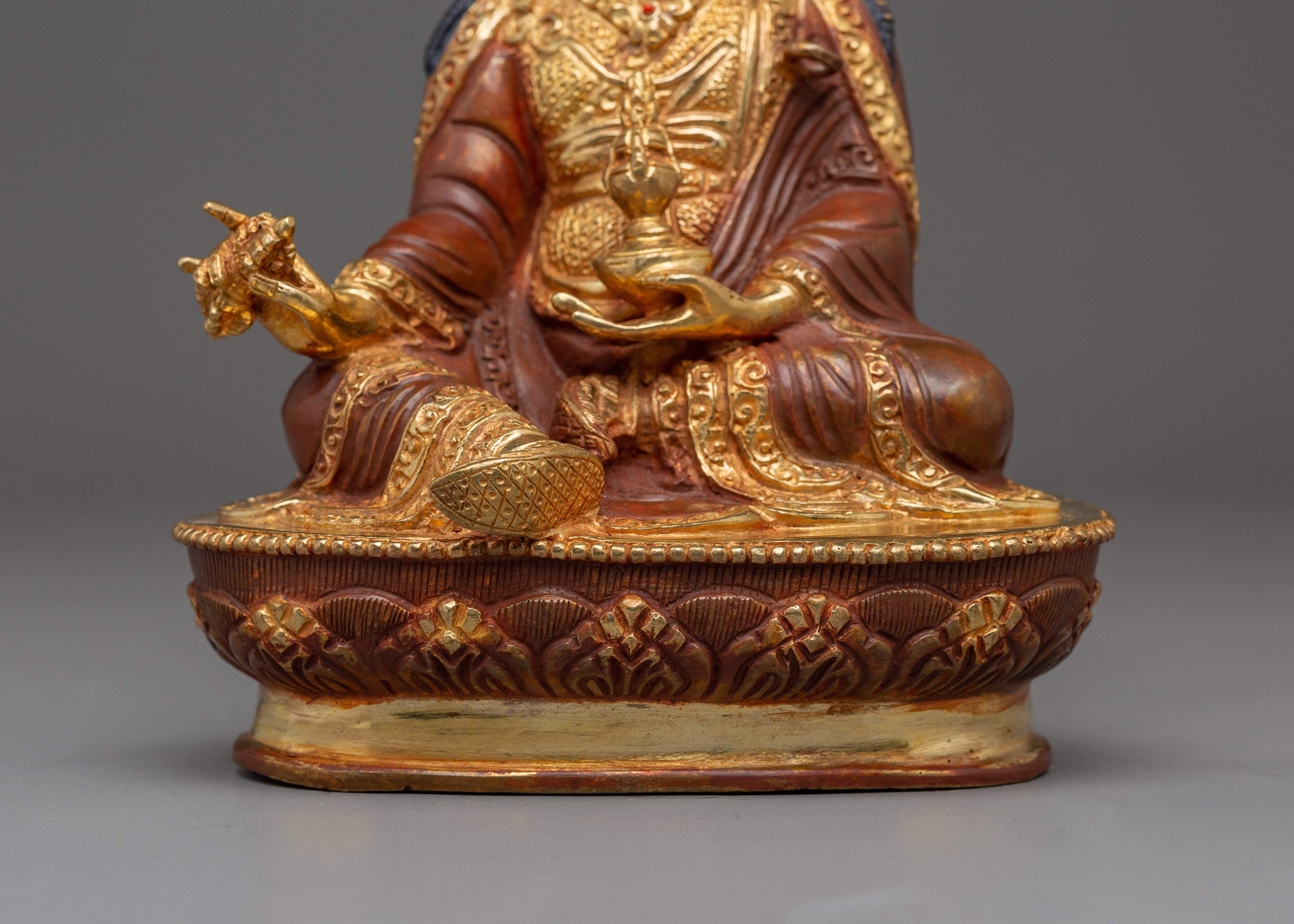 Sacred Vajra Master Guru Rinpoche Statue | Tibetan Buddhist Padmasambhava Figurine
