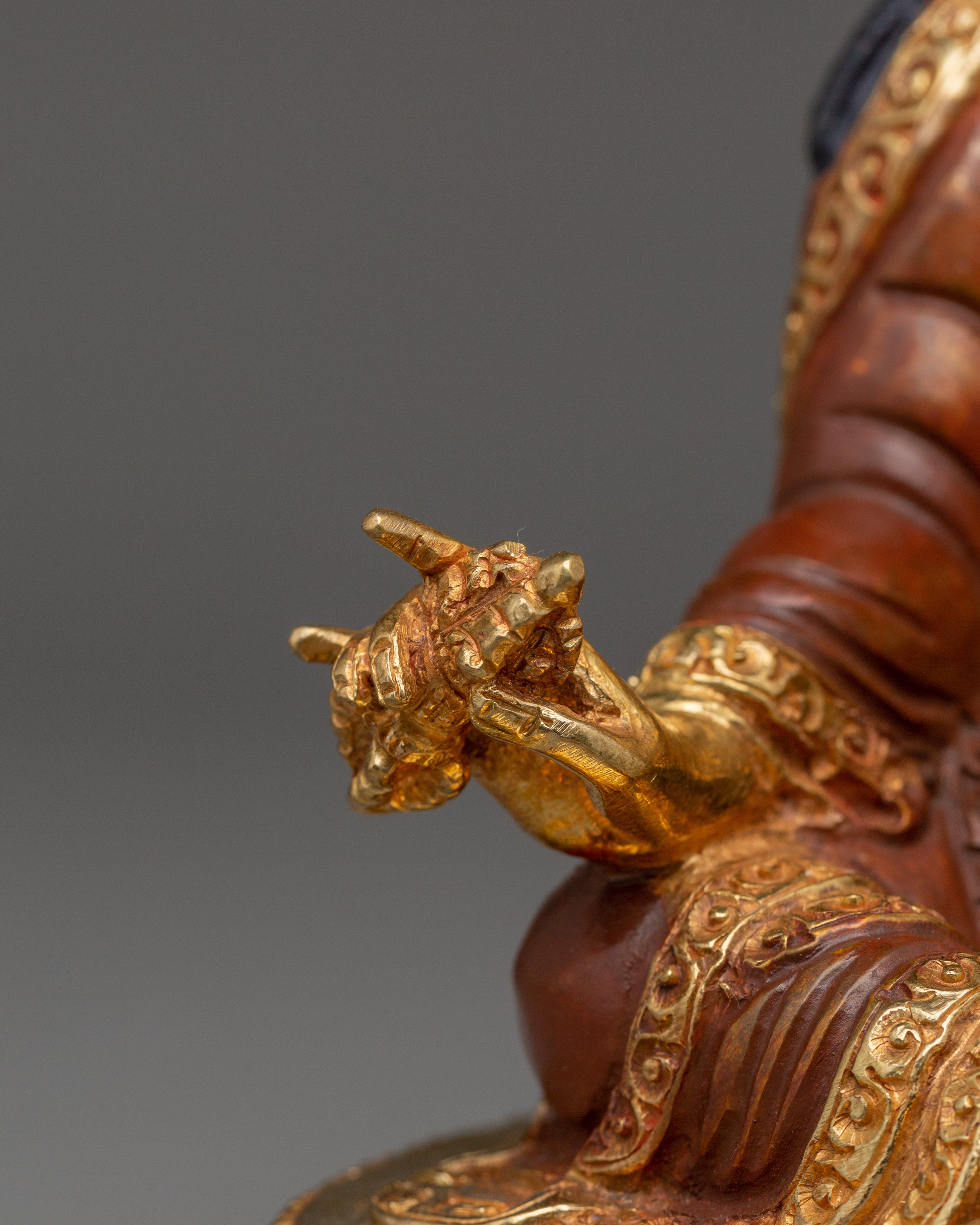 Sacred Vajra Master Guru Rinpoche Statue | Tibetan Buddhist Padmasambhava Figurine