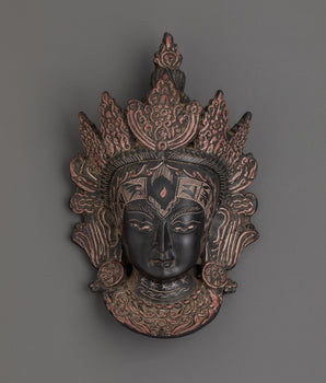  Tibetan Deity Mask Wall Hanging 