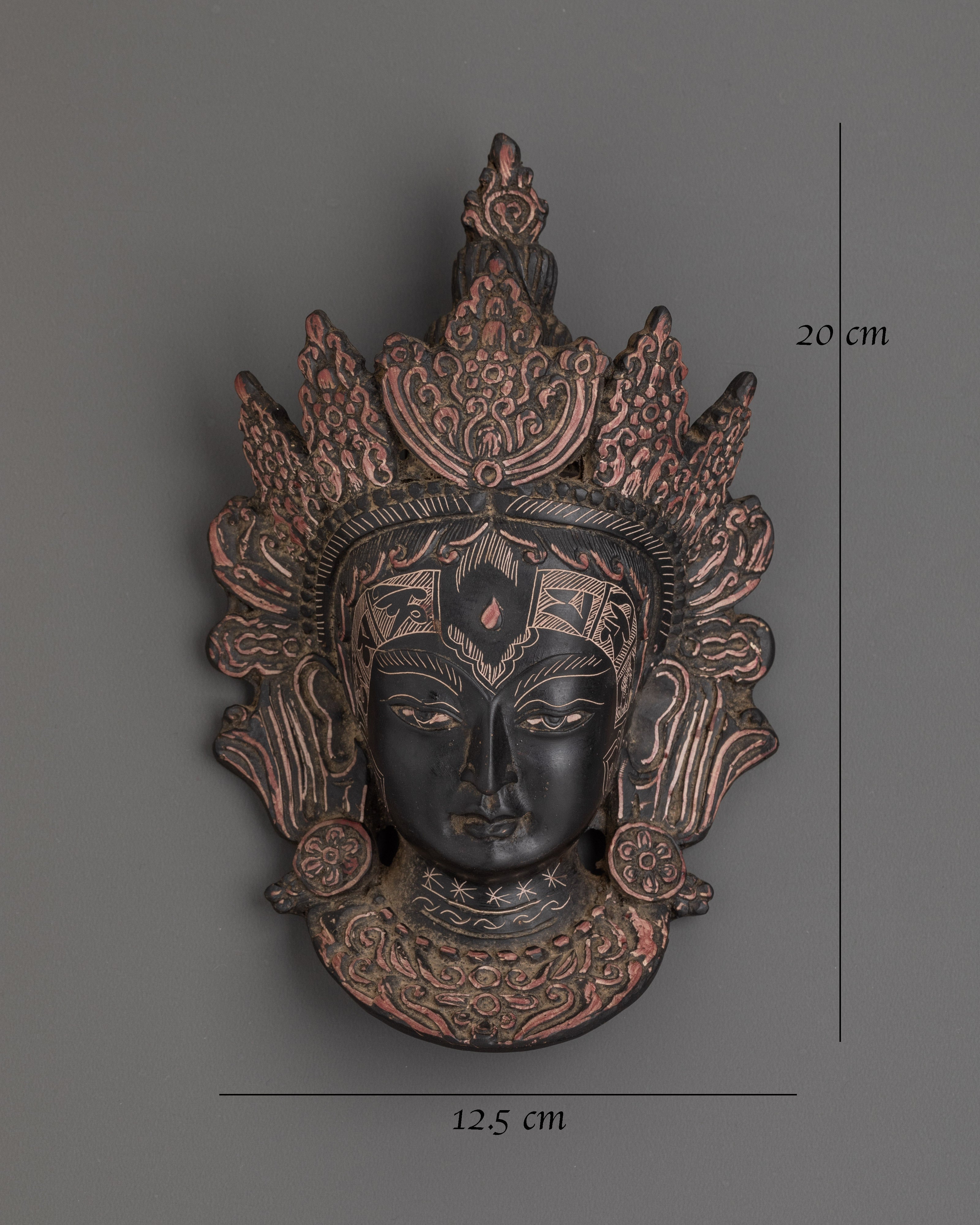Tibetan Deity Mask Wall Hanging | Spiritual Decor