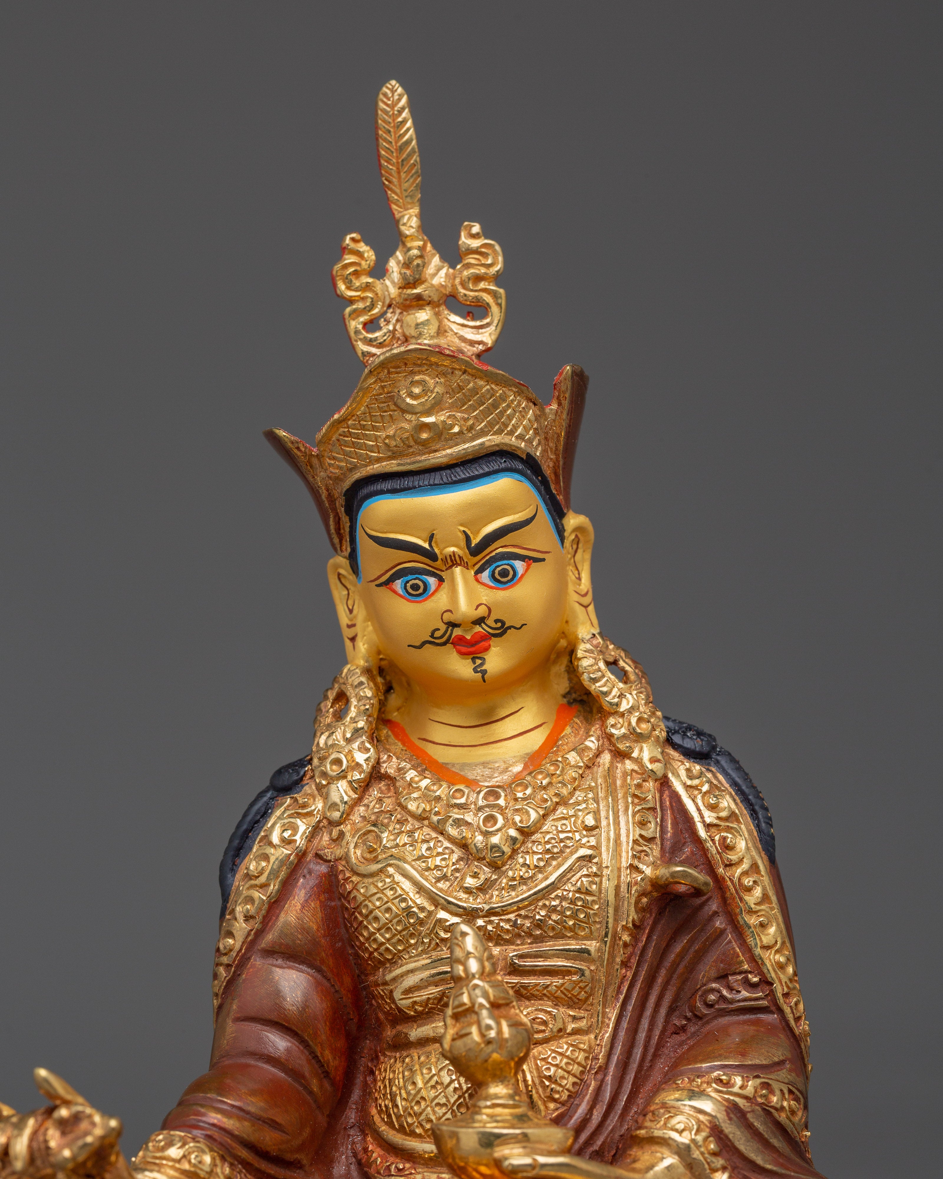 Precious Master Guru Rinpoche Statue | Tibetan Buddhist Art