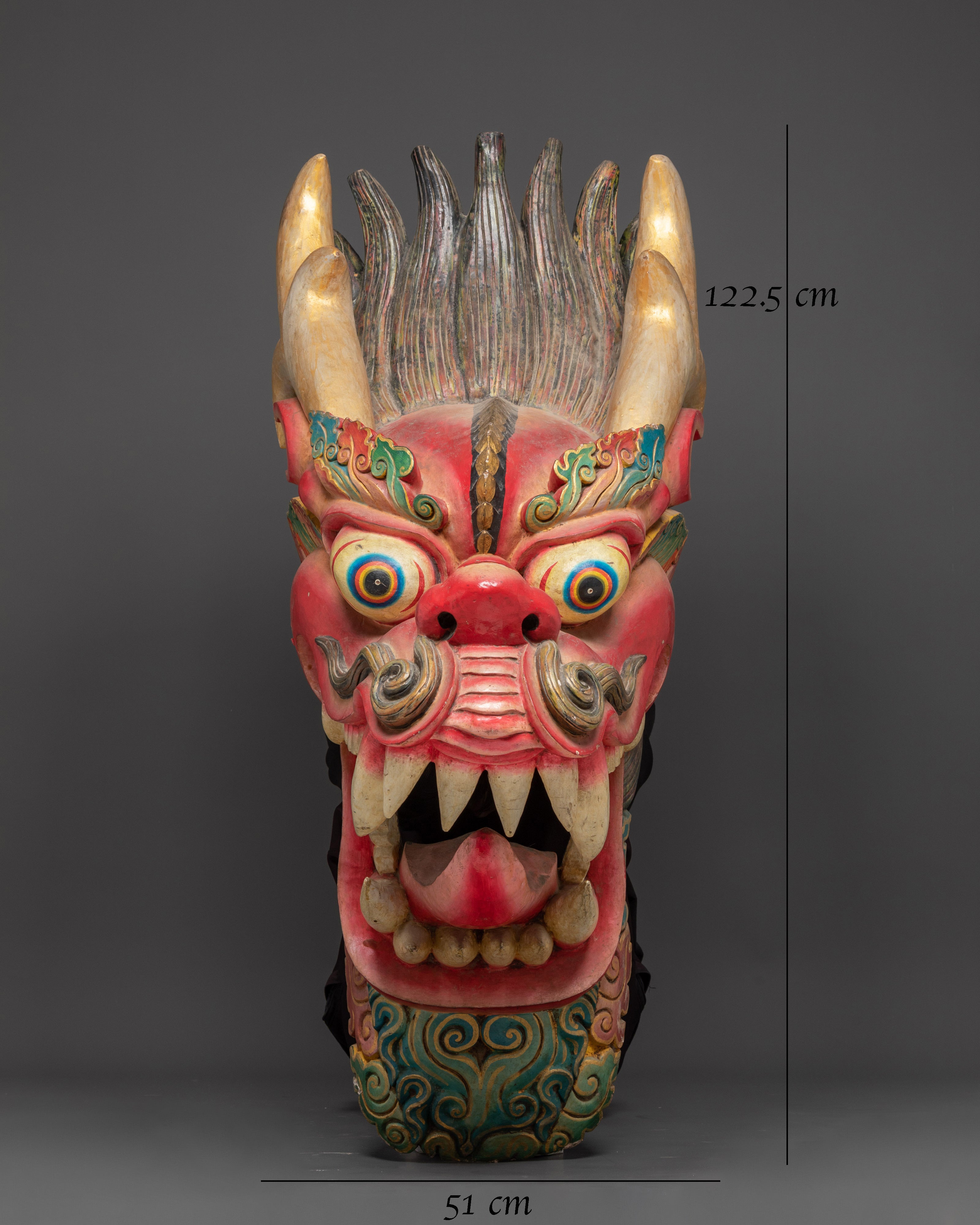 Wall Decor With Horns And Teeth | Handcrafted Art