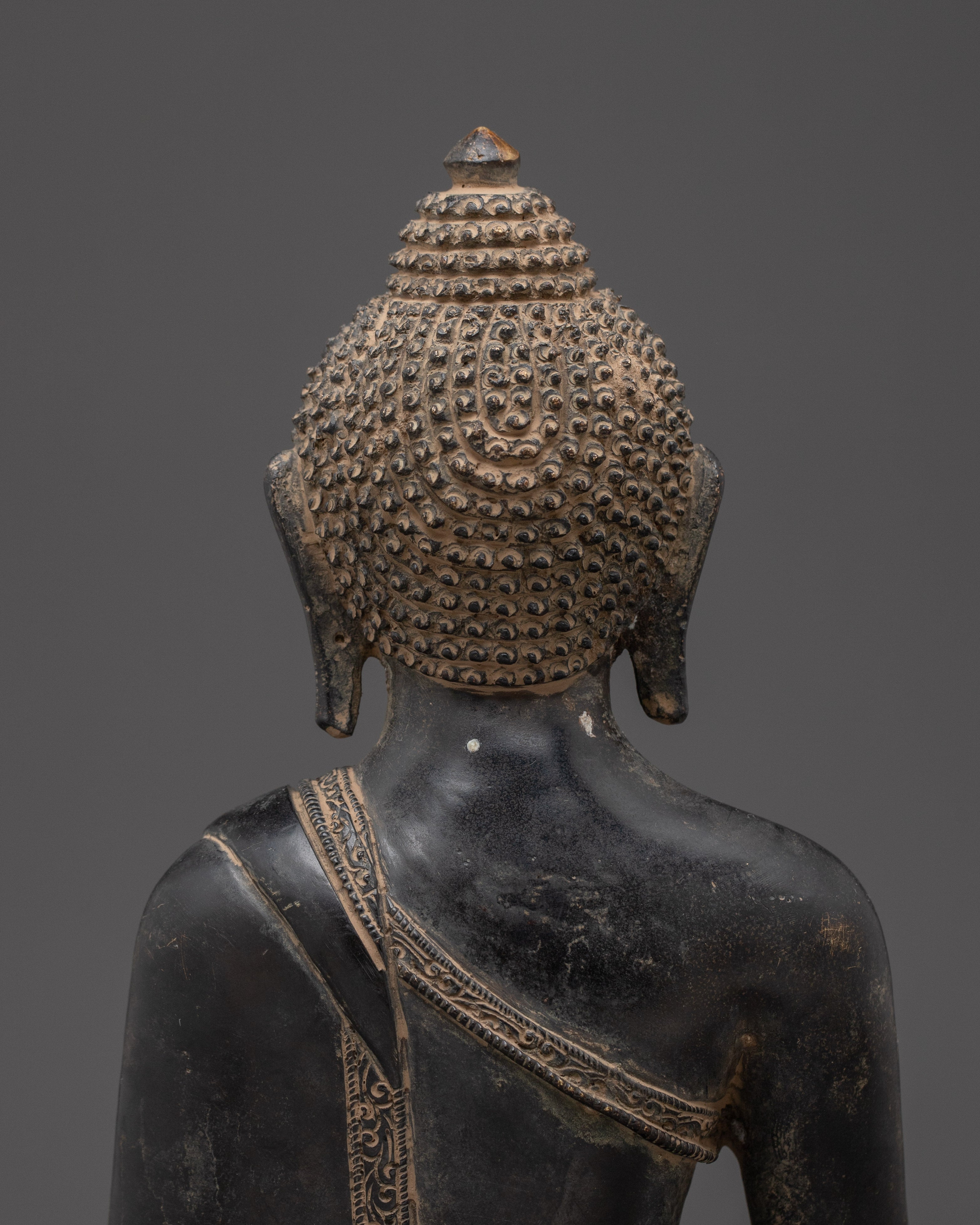 Himalayan Amitabha Buddha Sculpture | Seated Buddha Figurine for Meditation