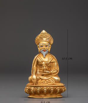 Handmade Guru Shapdum Statue | Sacred Tibetan Buddhist Master