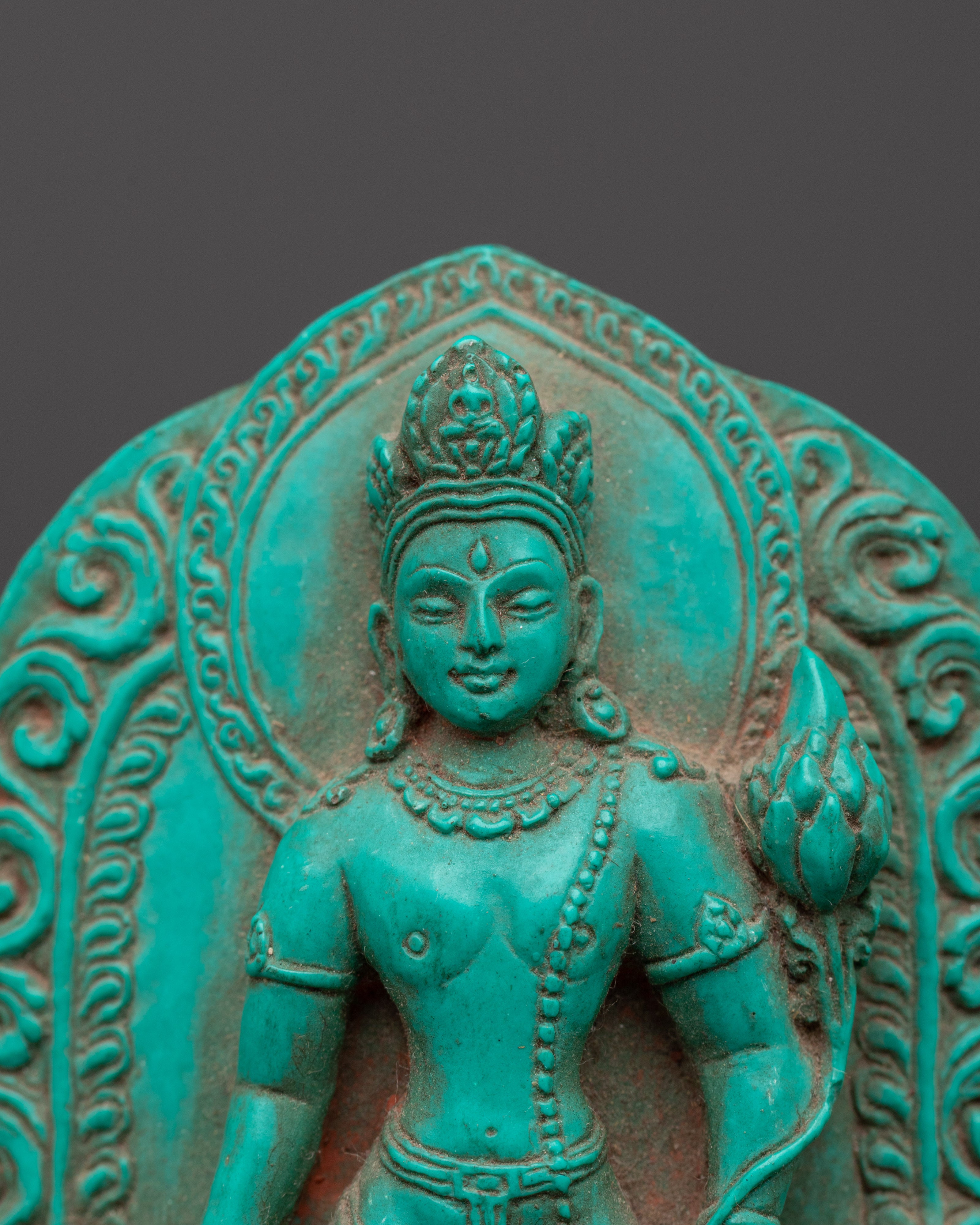 Lokeshwor Standing Bodhisattva Statue | Meditation Altar Decor