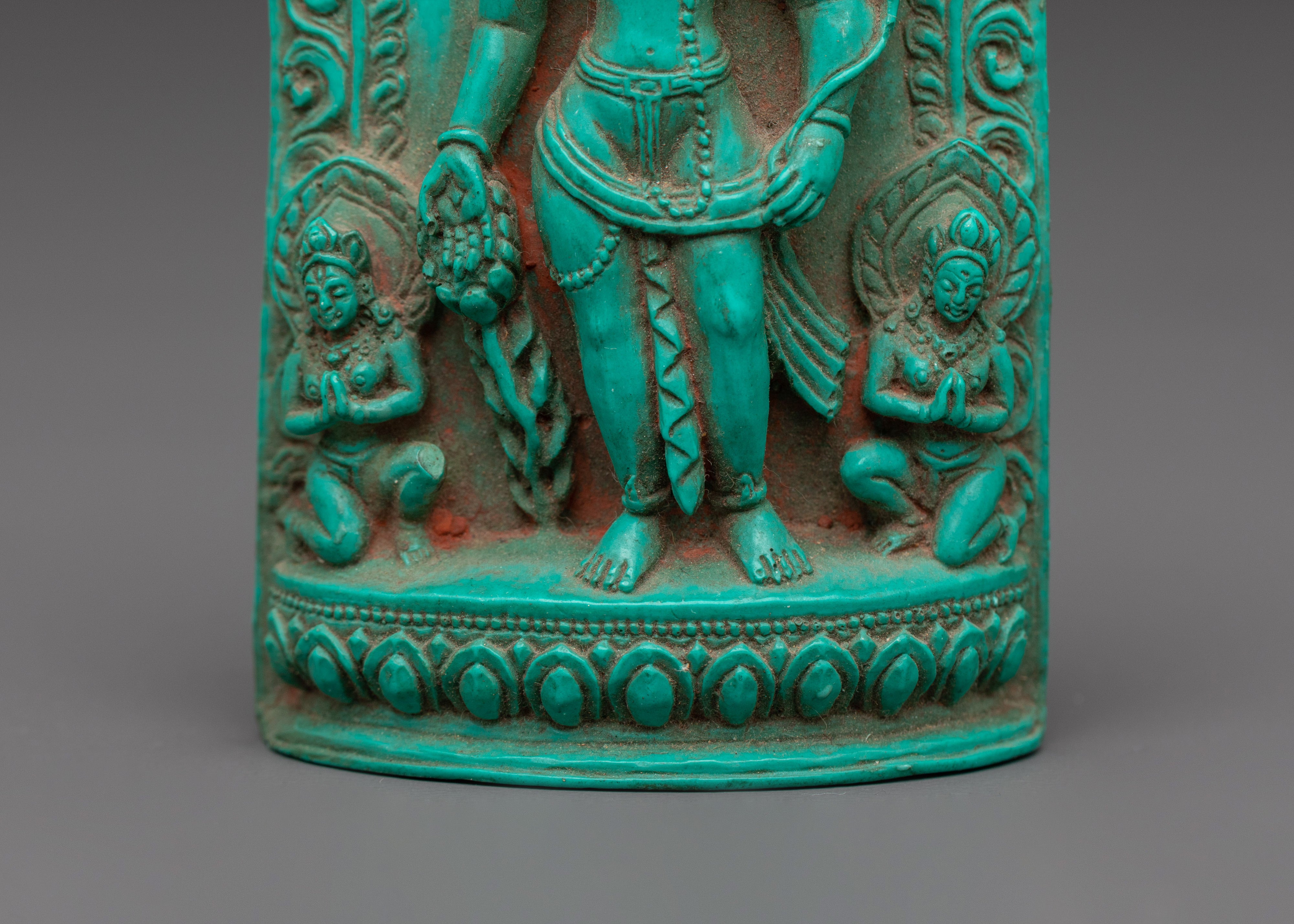 Lokeshwor Standing Bodhisattva Statue | Meditation Altar Decor