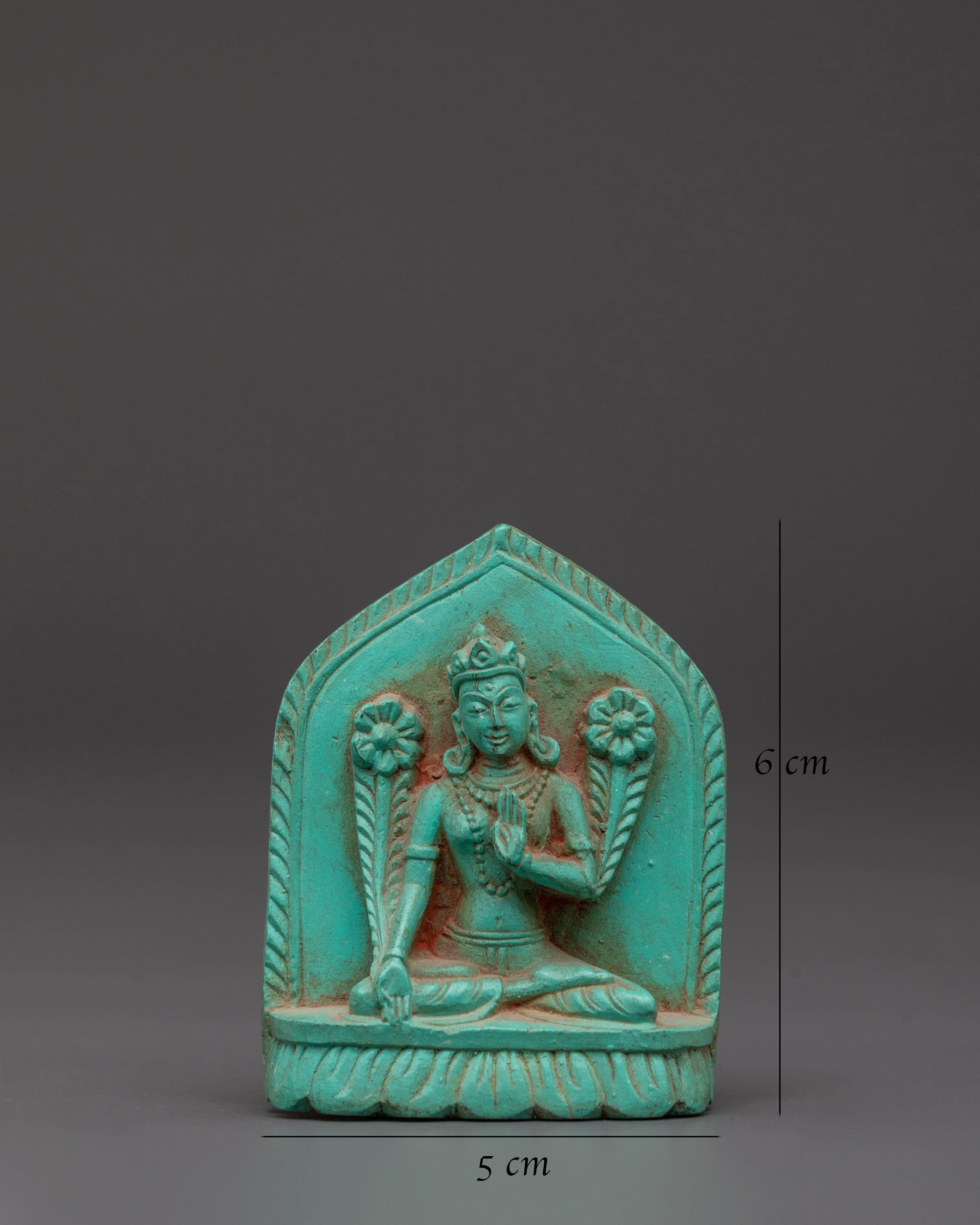 White Tara Turquoise Statue | Healing Energy Statue