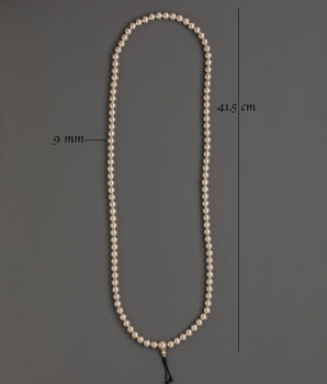 Spiritual Silver Mala Beads | Prayer Necklace for Meditation