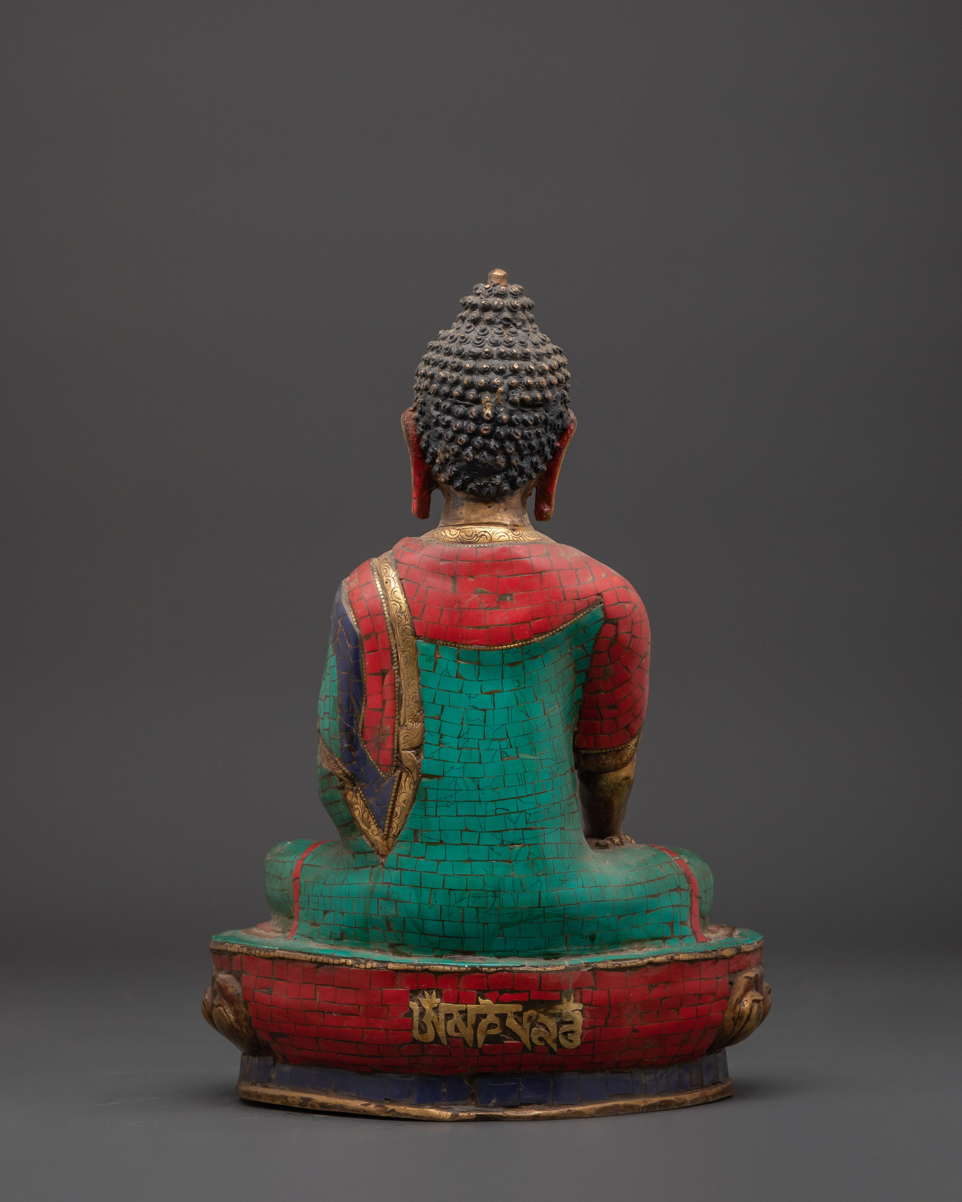 Shakyamuni Buddha Meditation Copper Statue | Figurine for Altar Spaces and Shrine Decor