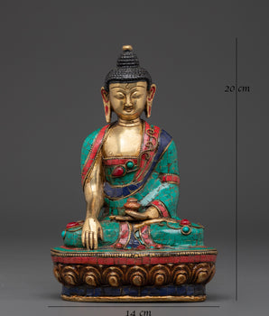 Enlightened Shakyamuni Buddha Figurine | Spiritual Buddha Statue for Meditation