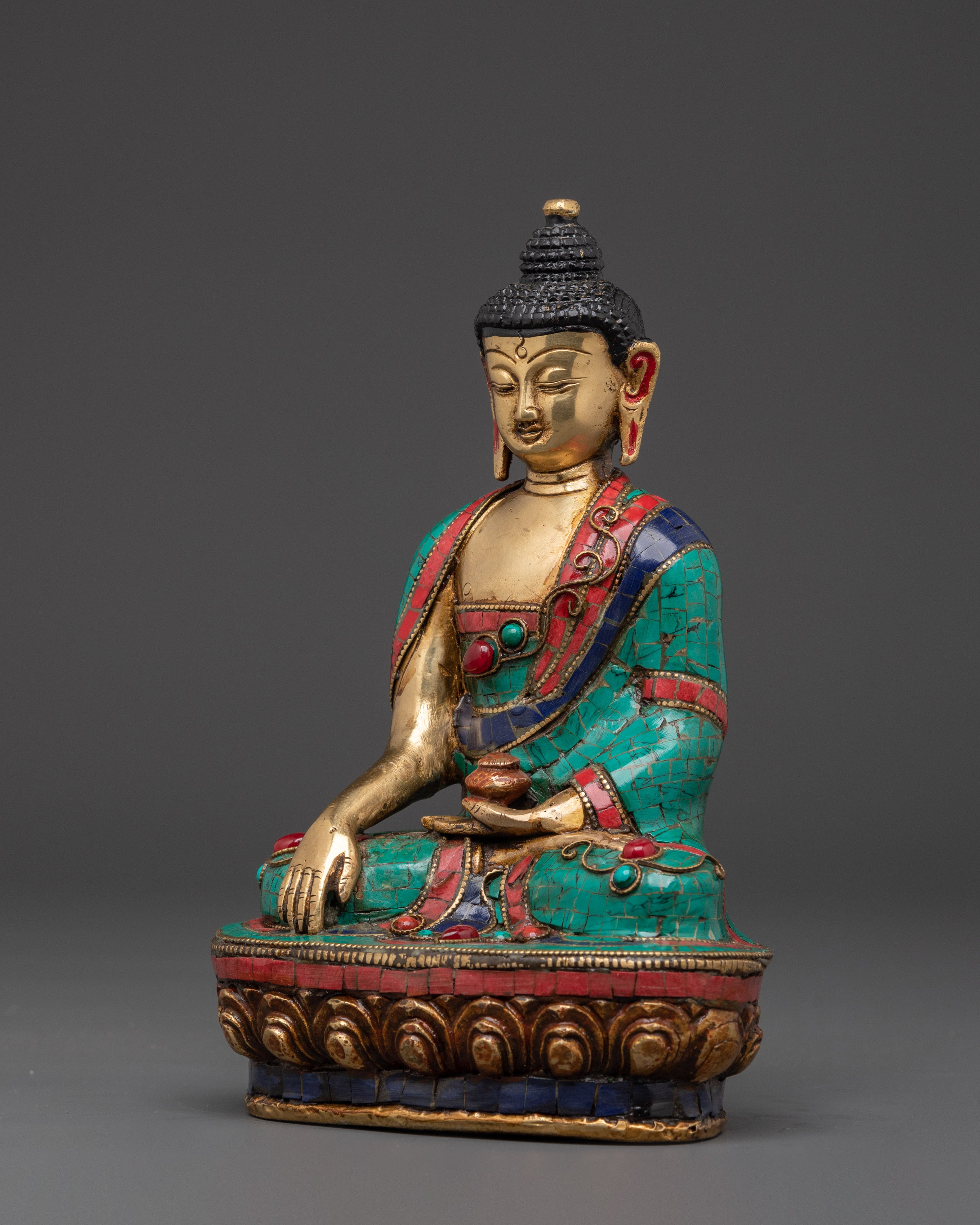 Enlightened Shakyamuni Buddha Figurine | Spiritual Buddha Statue for Meditation