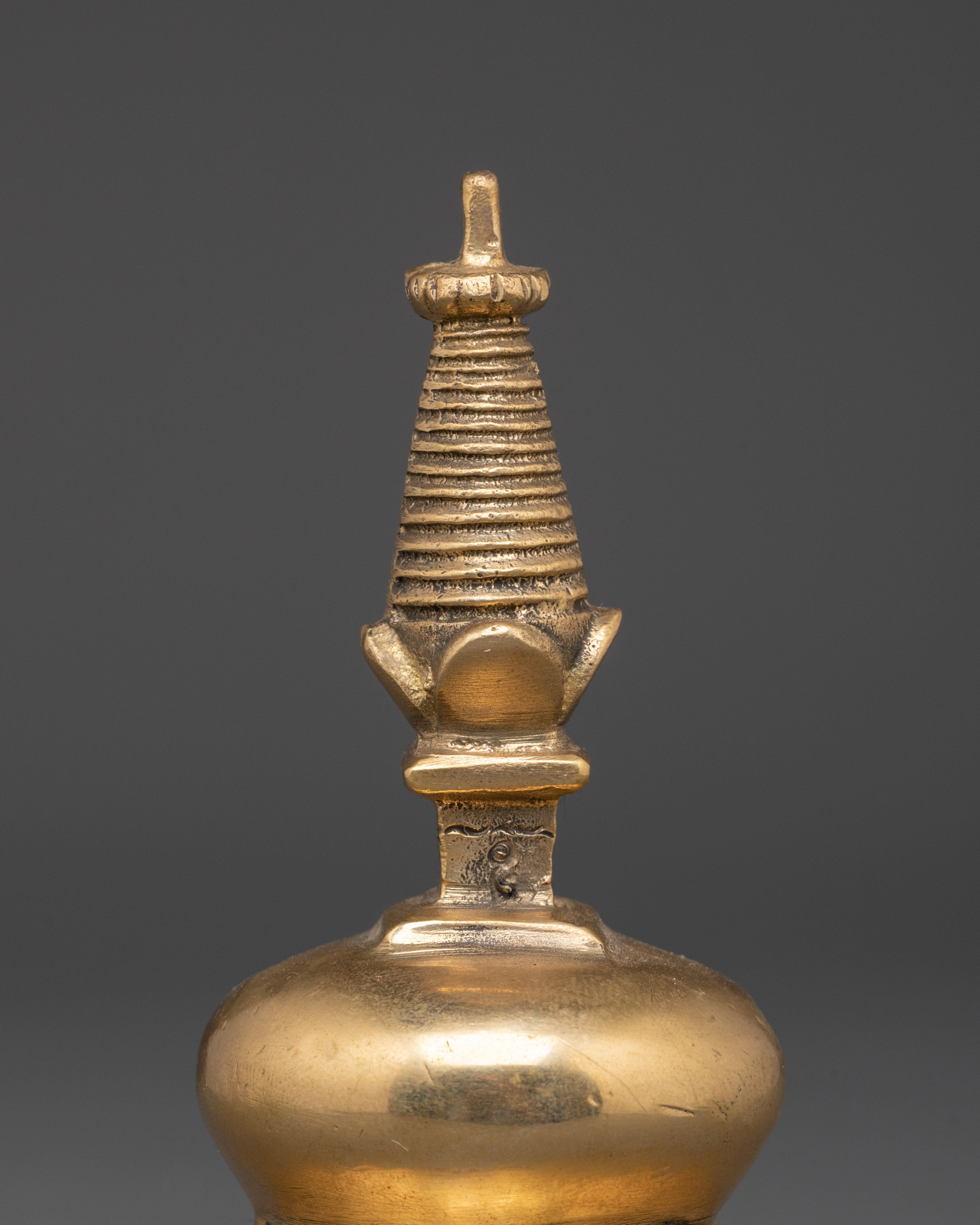 Handcrafted Himalayan Buddhist Stupa | Sacred Tibetan Sculpture for Spiritual Practice