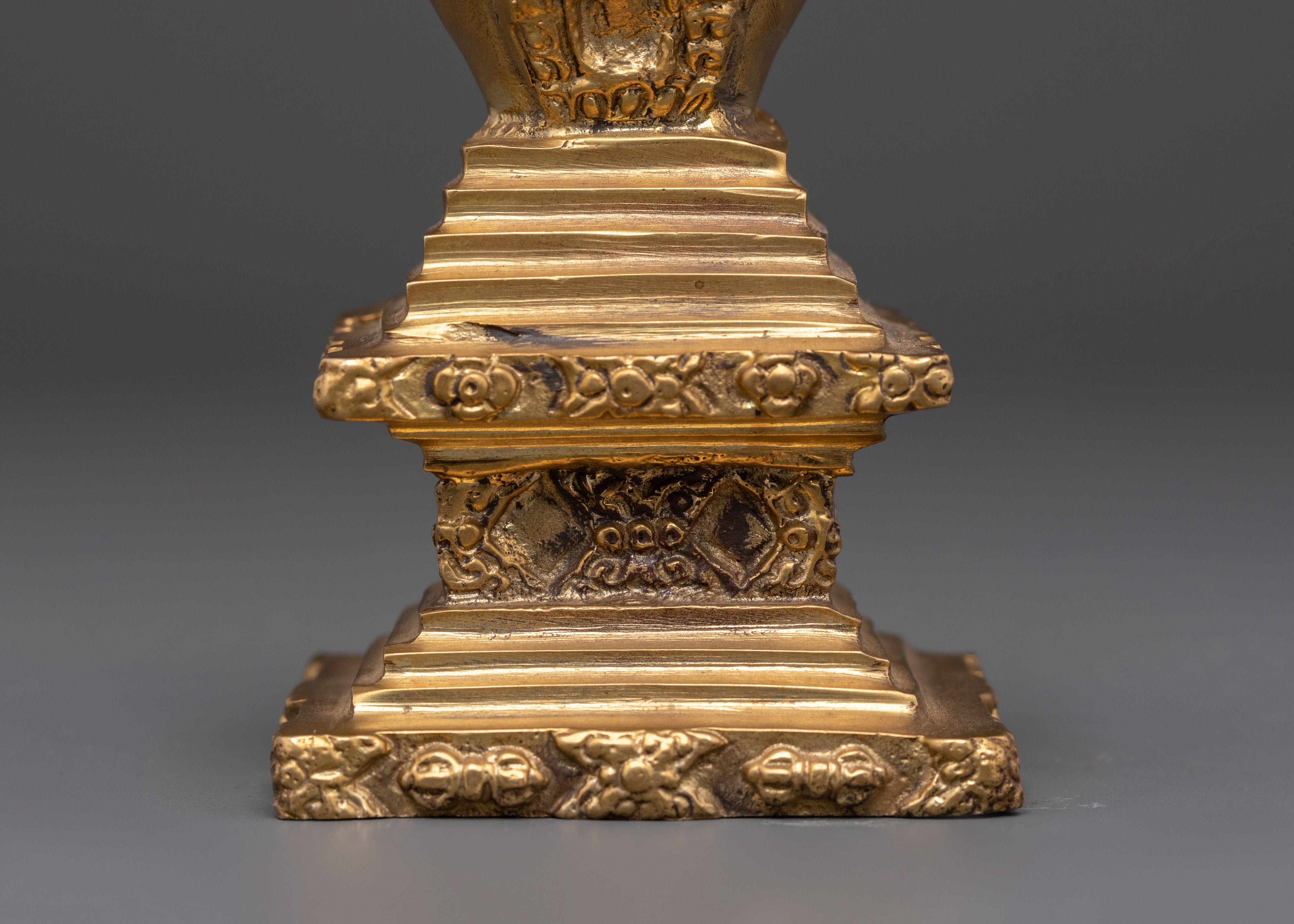 Handmade Buddhist Spiritual Stupa | Sacred Symbol of Enlightenment for Meditation
