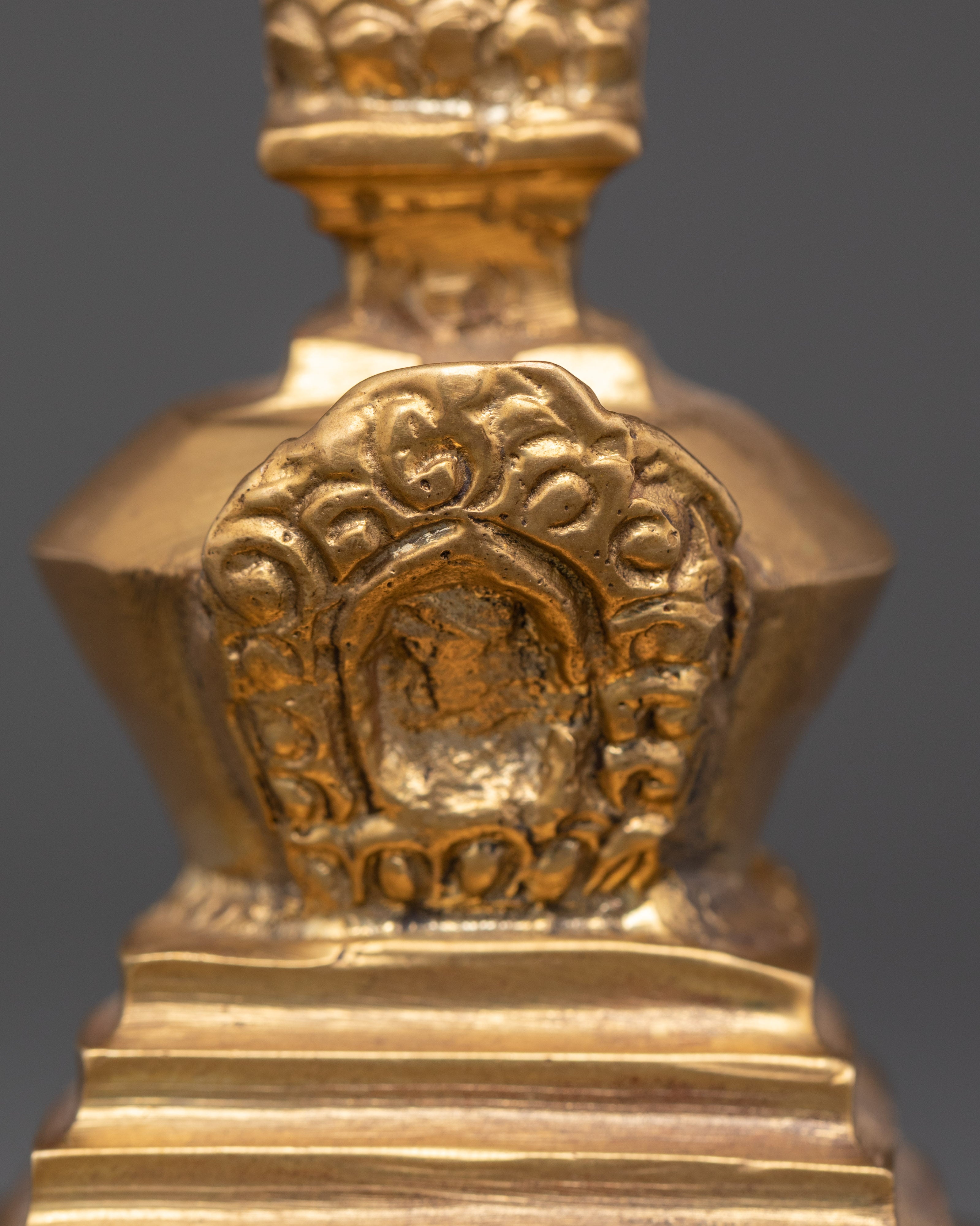 Handmade Buddhist Spiritual Stupa | Sacred Symbol of Enlightenment for Meditation