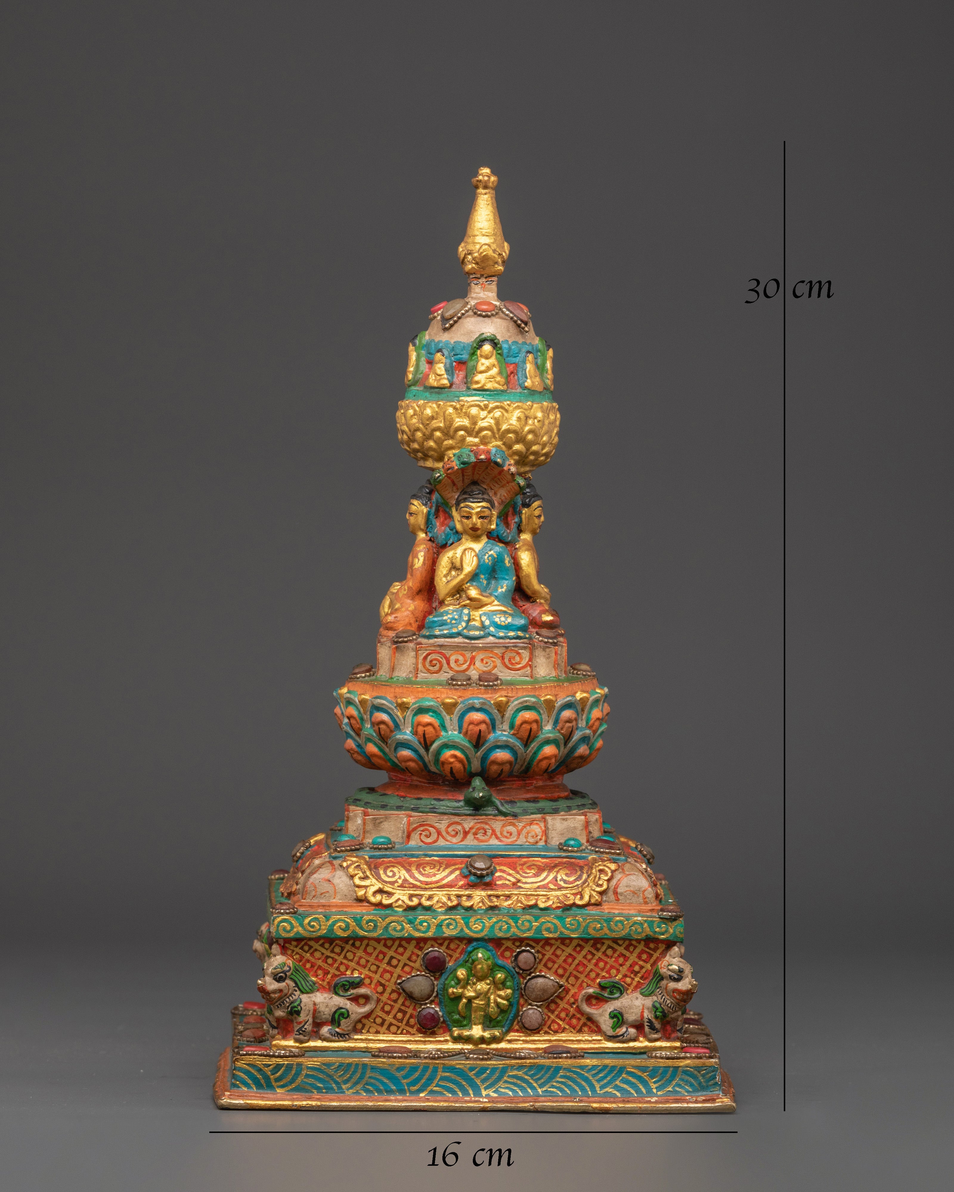 Stupa Buddhist Shrine | Spiritual Ritual Decor