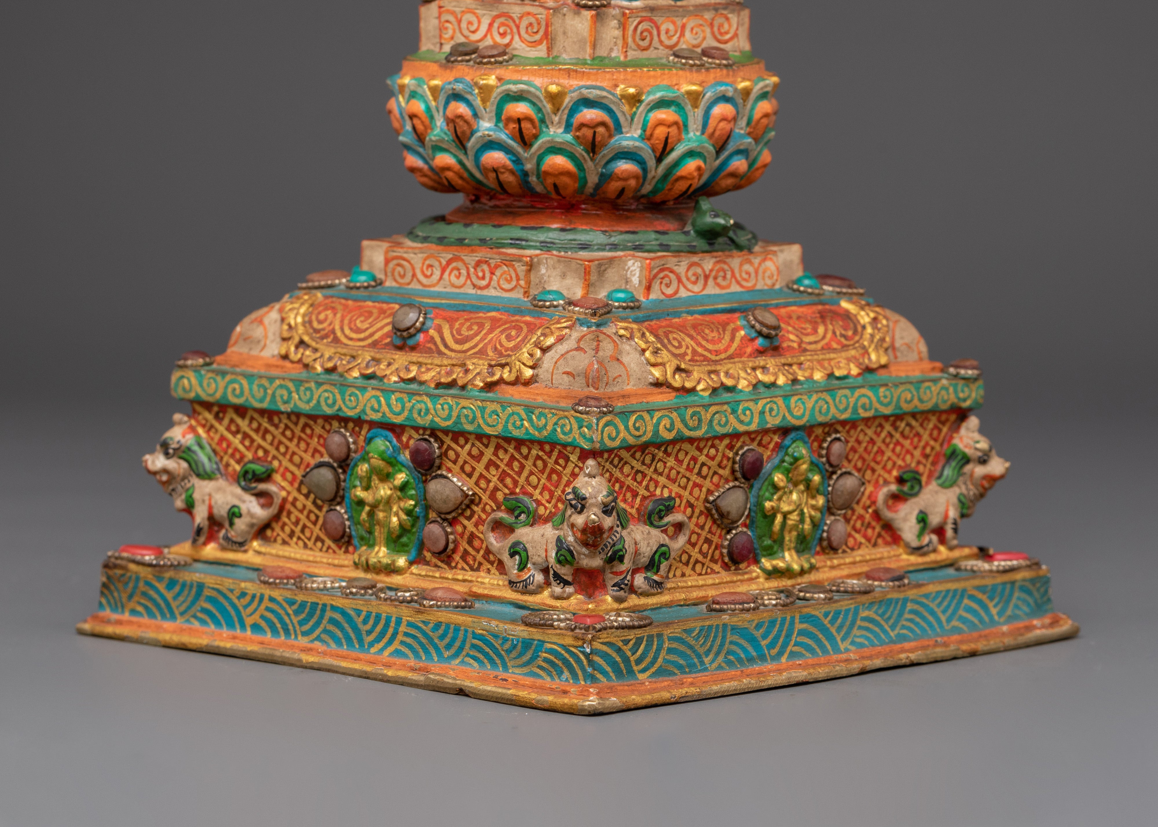 Stupa Buddhist Shrine | Spiritual Ritual Decor