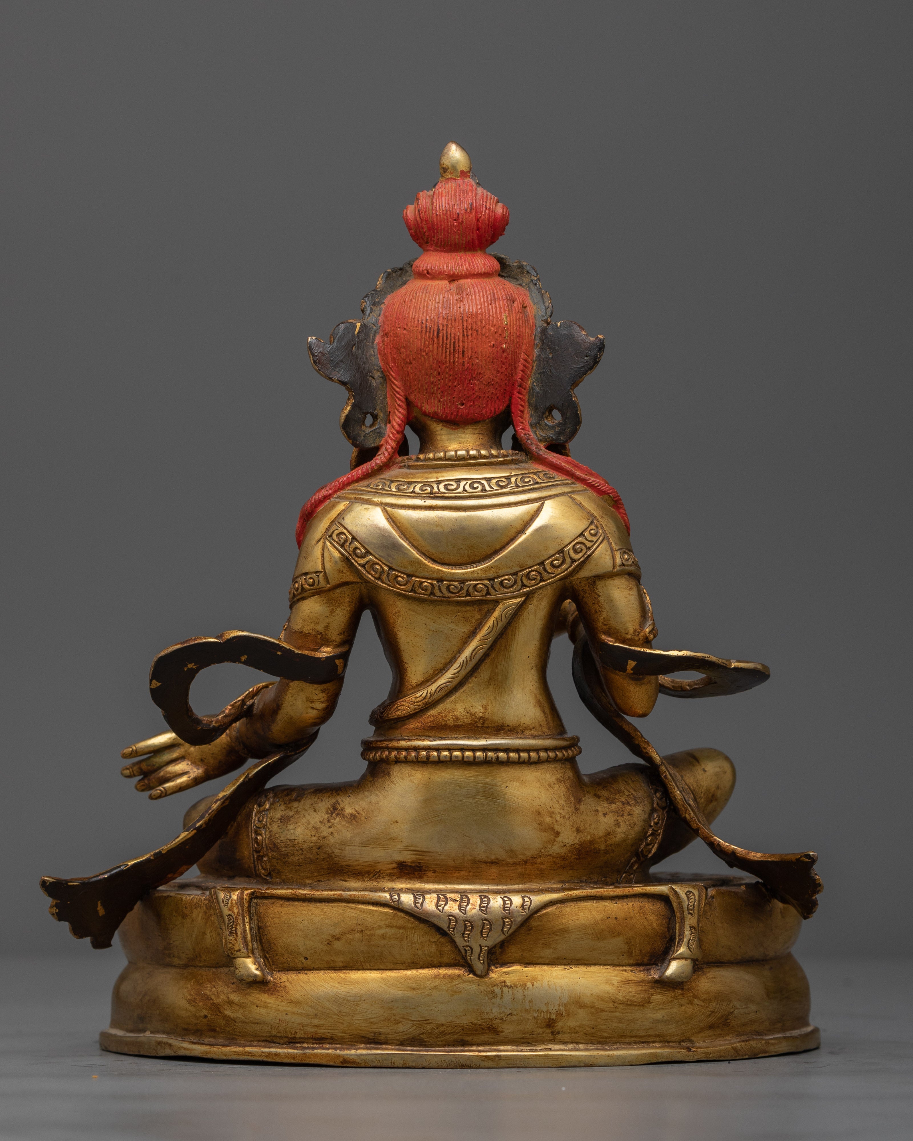 Tilopa Antique Gold-Gilded Statue | A Beacon of Mahamudra Lineage
