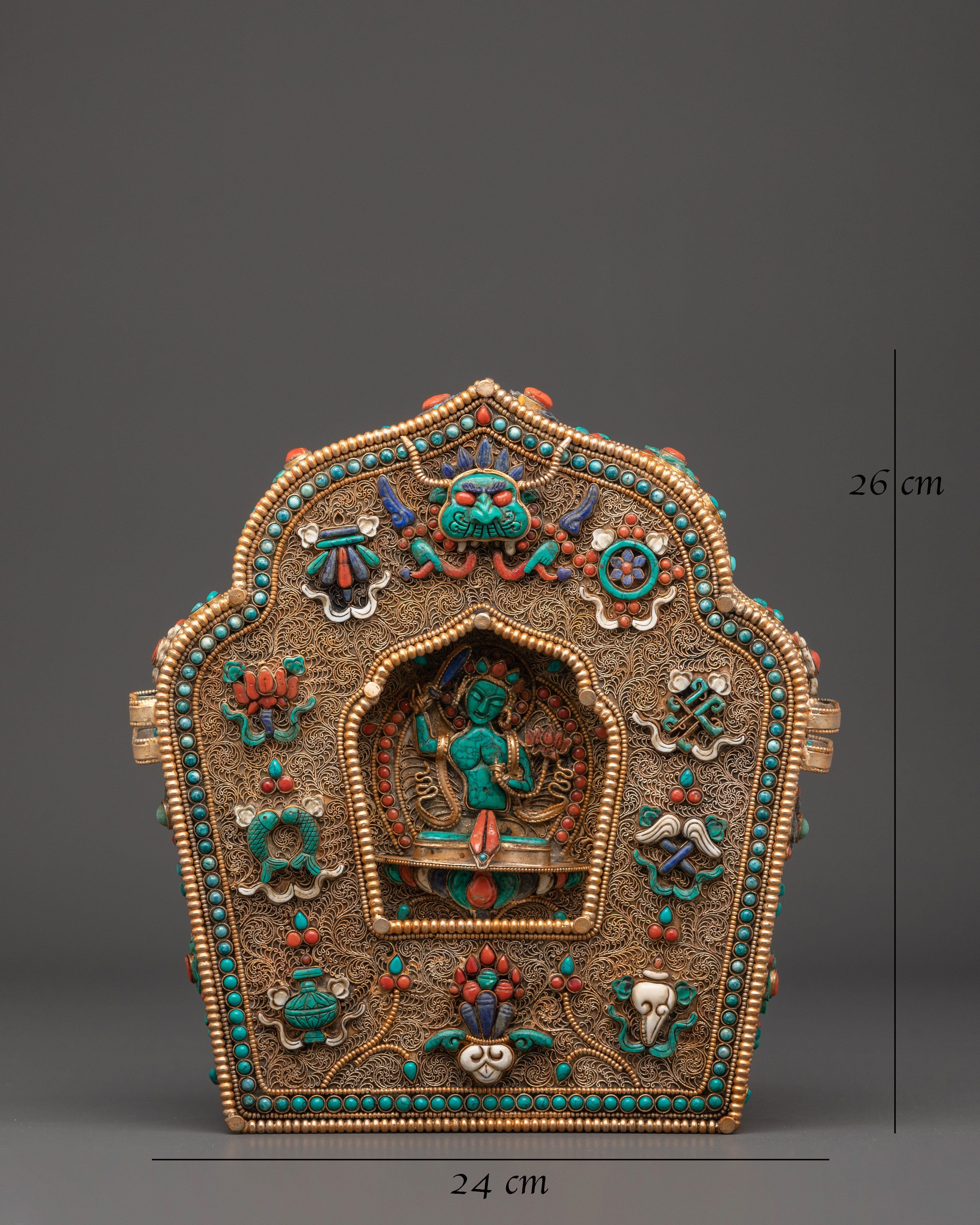 Ghau Box With Manjushri | Altar, and Meditation
