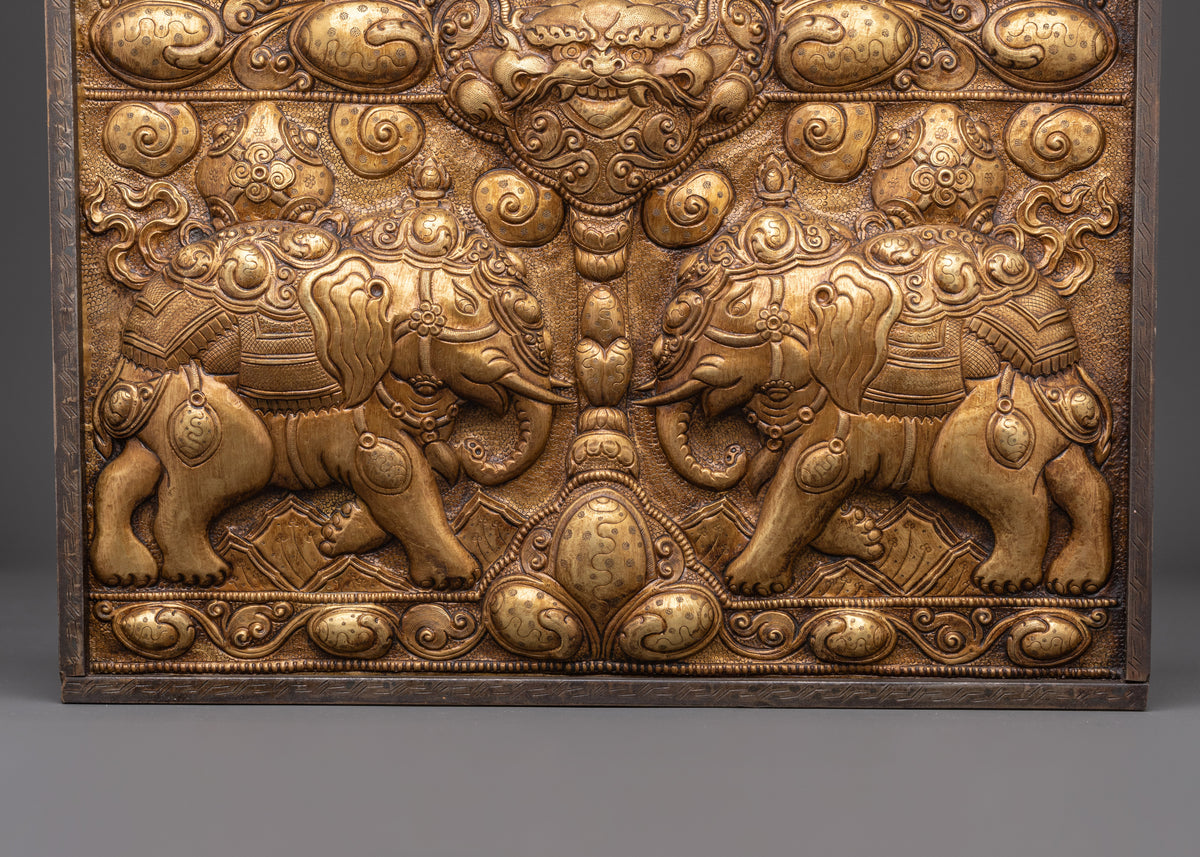 Elephant Wall Hanging | Tibetan Wall Art