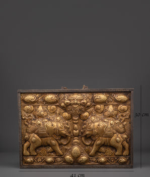 Elephant Wall Hanging | Tibetan Wall Art