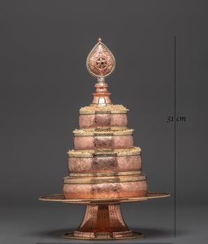 Handcrafted Tibetan Buddhist Mandala Set | Copper Mandala for Sacred Rituals